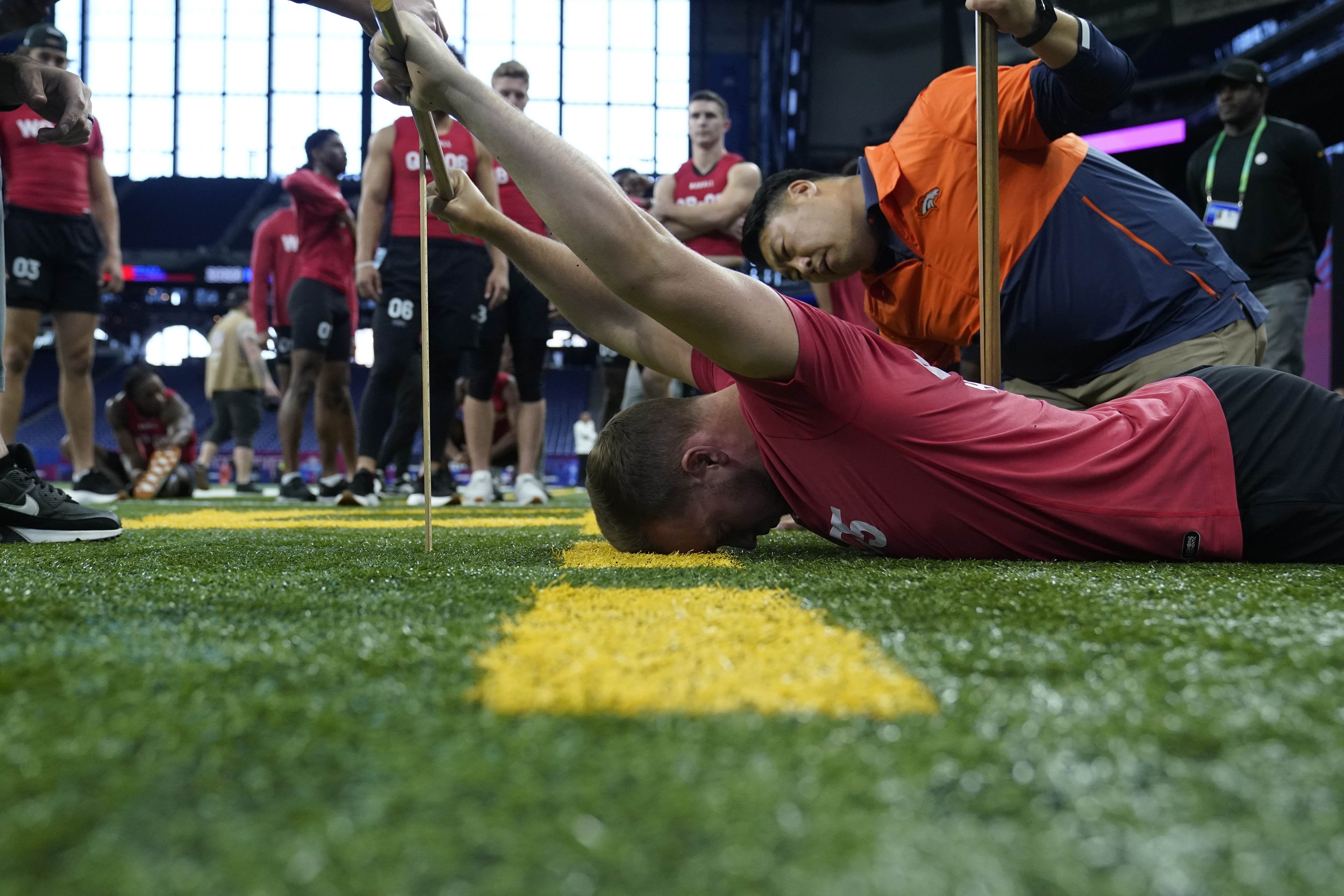 Offensive tackle Cody Mauch's 2023 NFL Scouting Combine workout