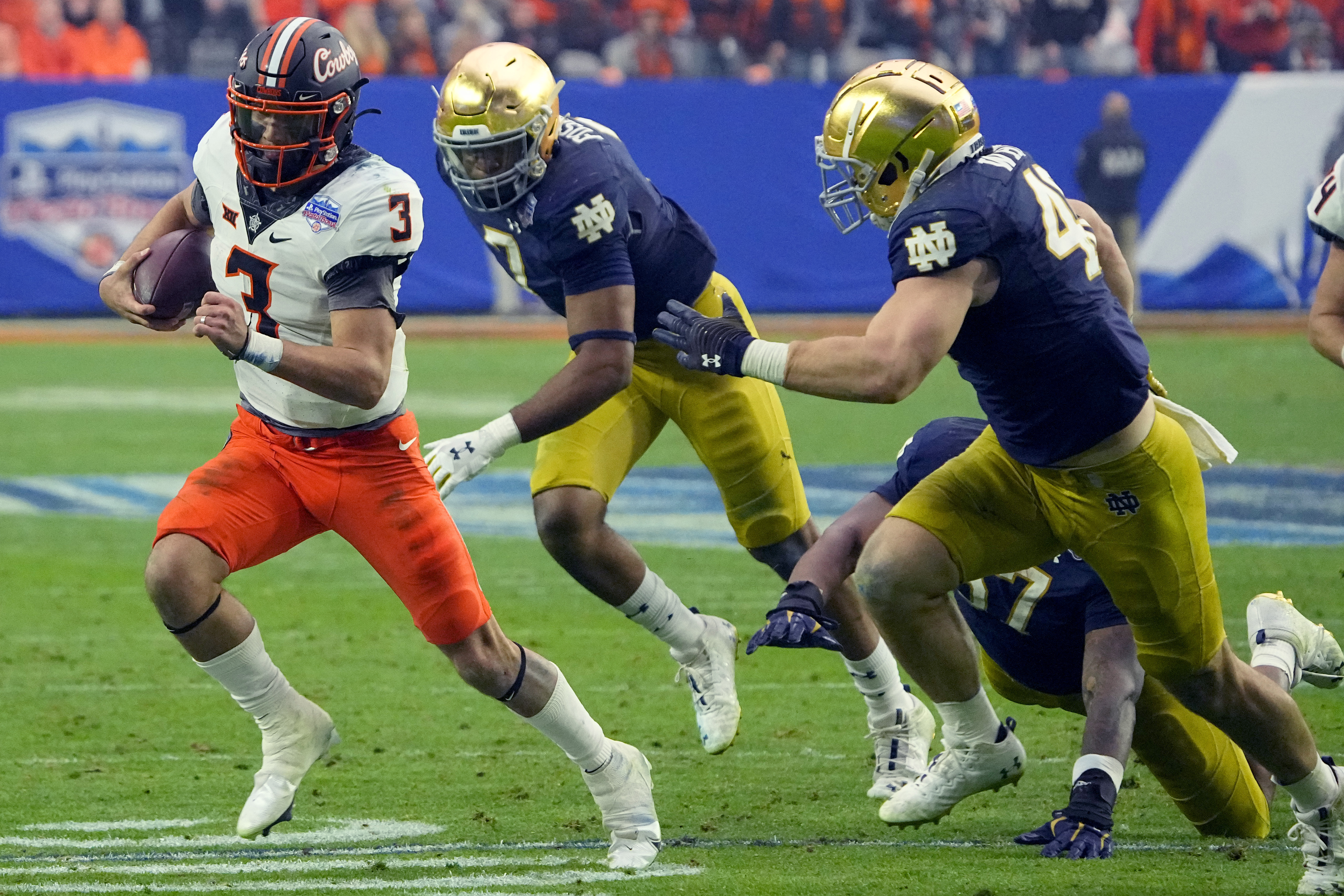 No. 5 Notre Dame to face No. 9 Oklahoma State in Fiesta Bowl - The San  Diego Union-Tribune