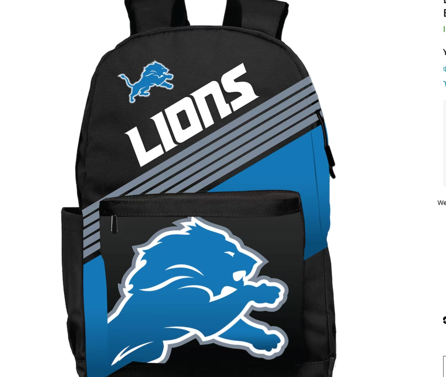 Detroit Lions Fanatics Branded Local T-Shirt - Blue