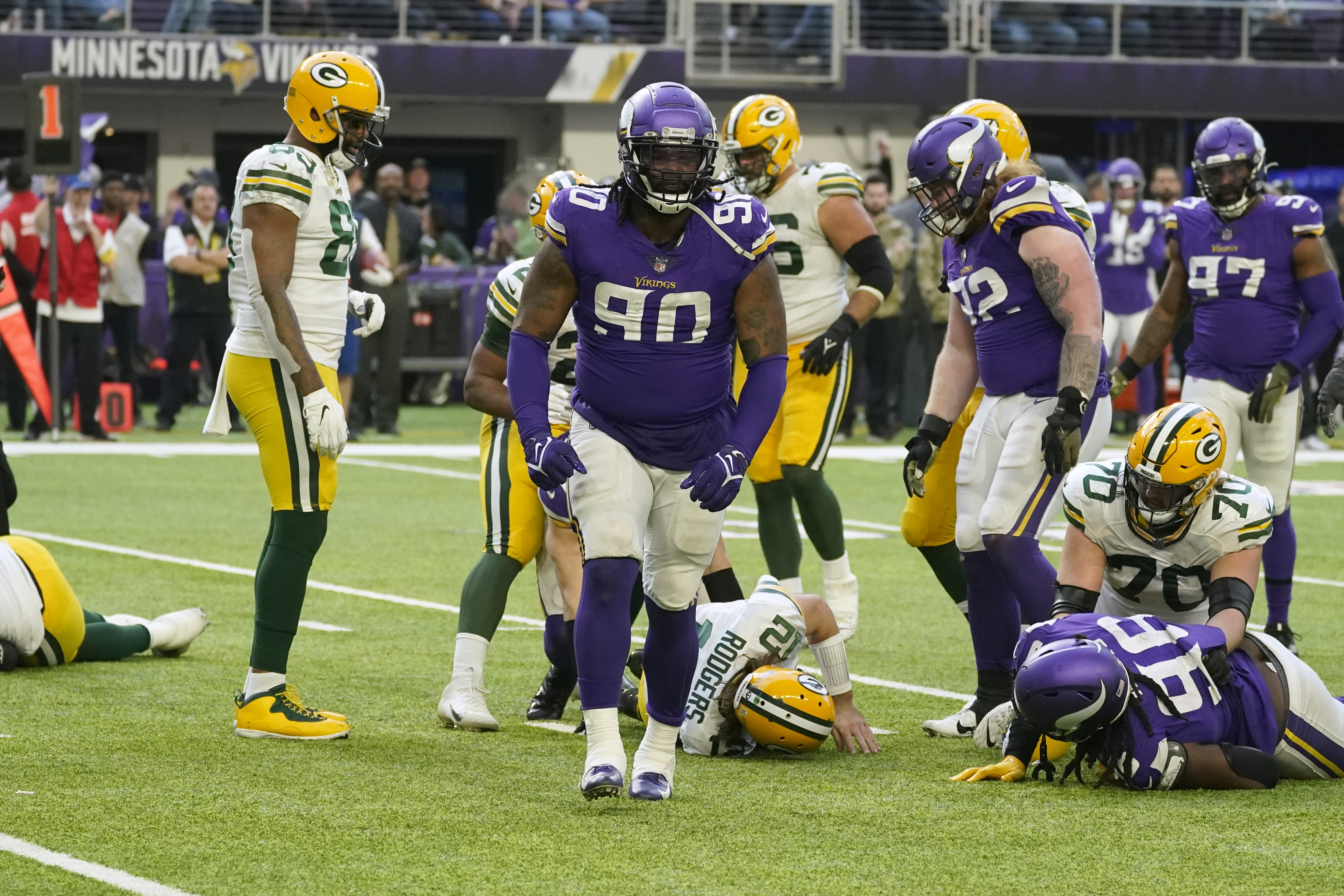 Green Bay Packers fall to Vikings 34-31 on last-second field goal