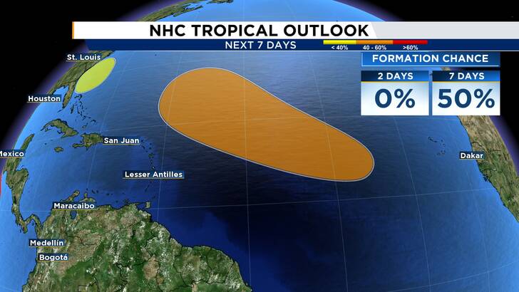 Tropics Update: Tropical Storm Dexter, 2 other areas worth watching