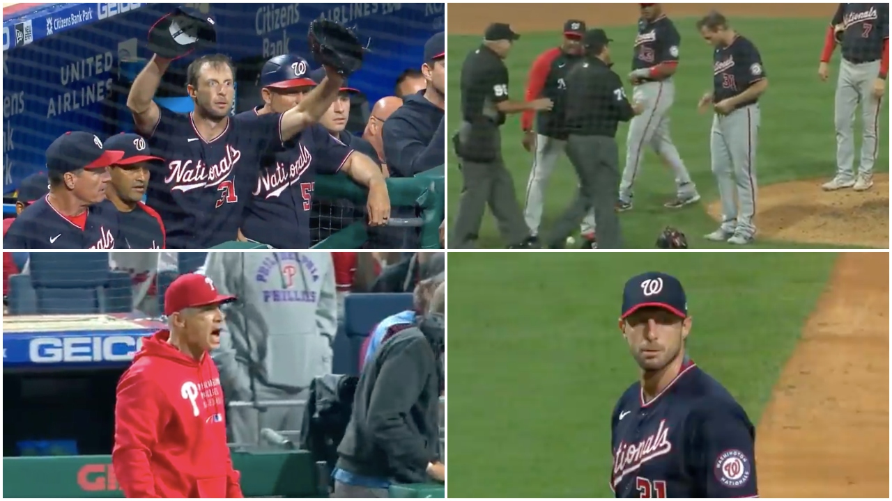 Umpires explain Max Scherzer's ejection for sticky substance in