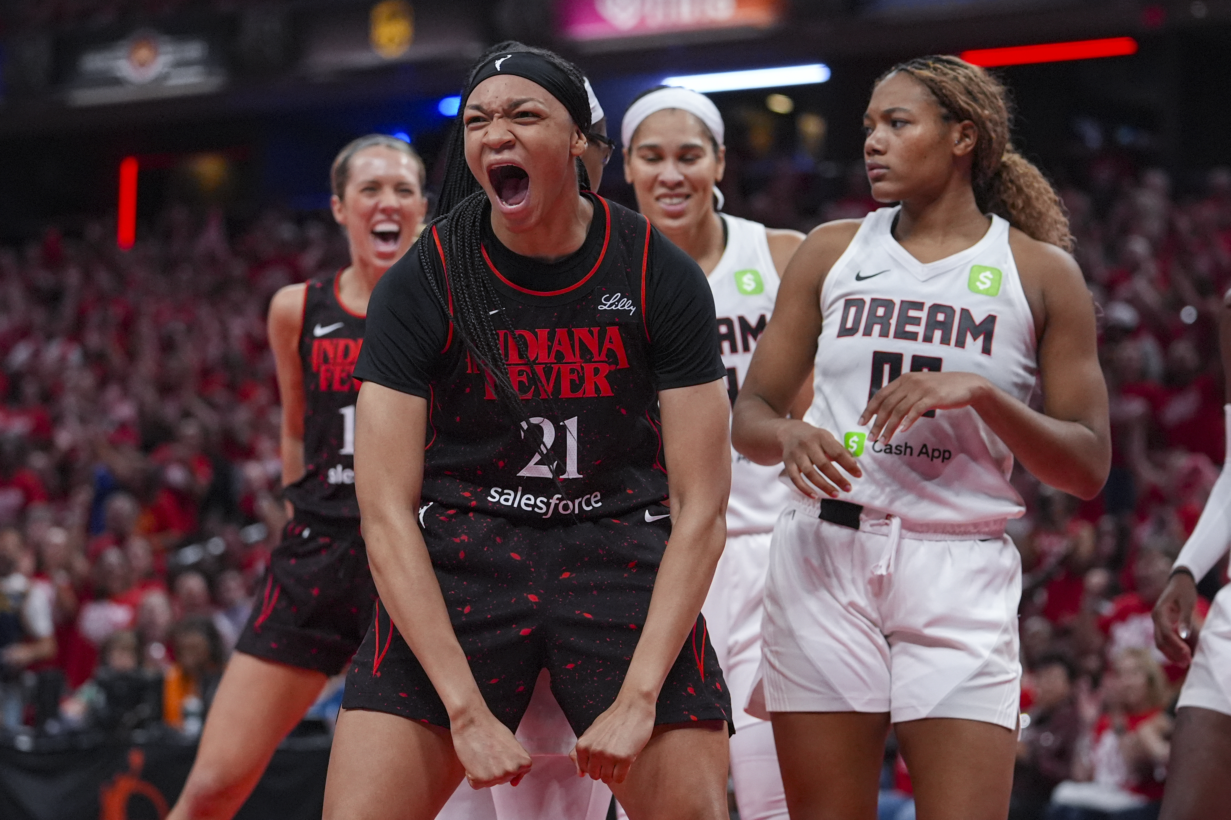 Kelsey Mitchell, Aliyah Boston help Fever stay alive in playoffs with 77-60  Game 2 rout over Dream