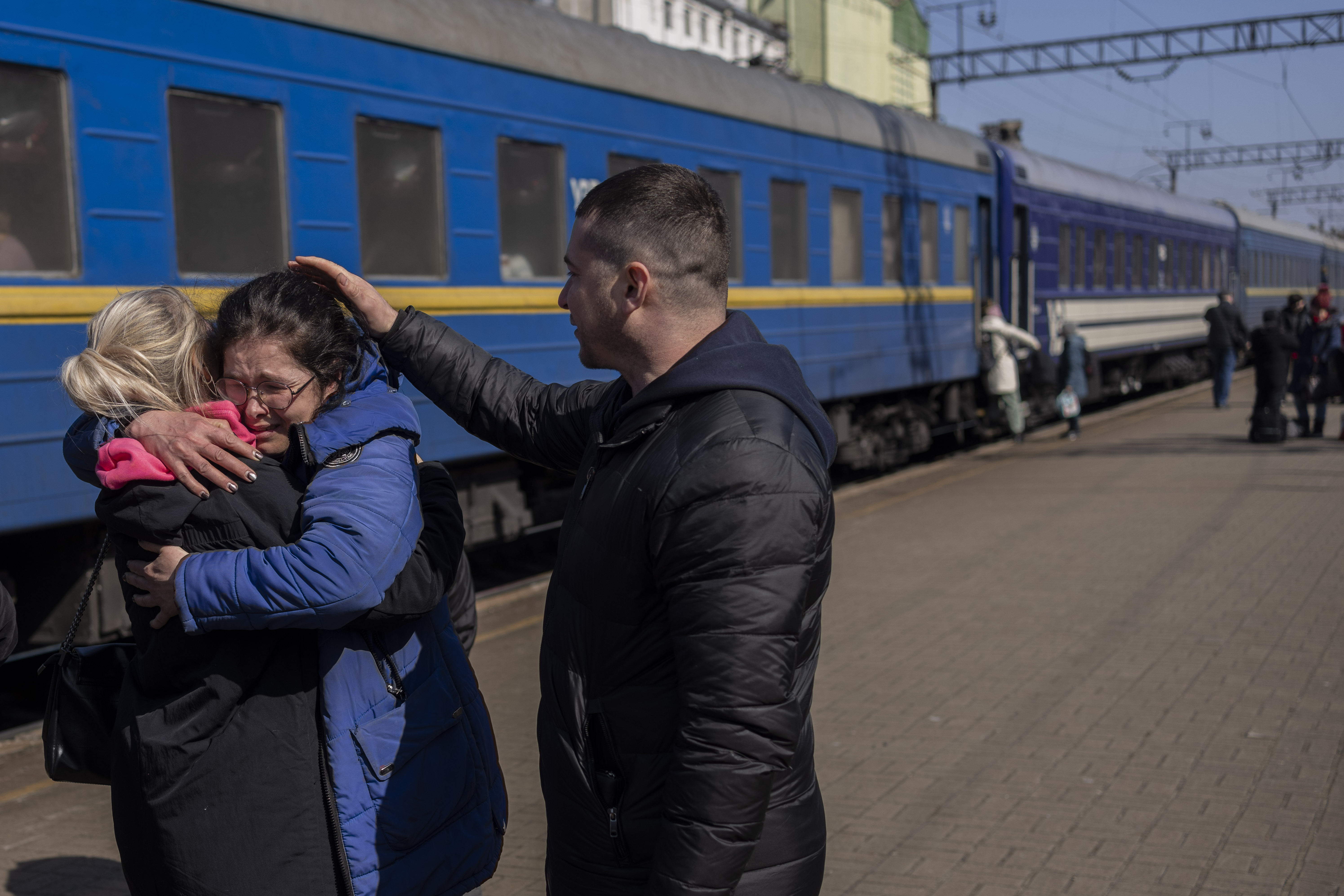 No city anymore': Mariupol survivors take train to safety