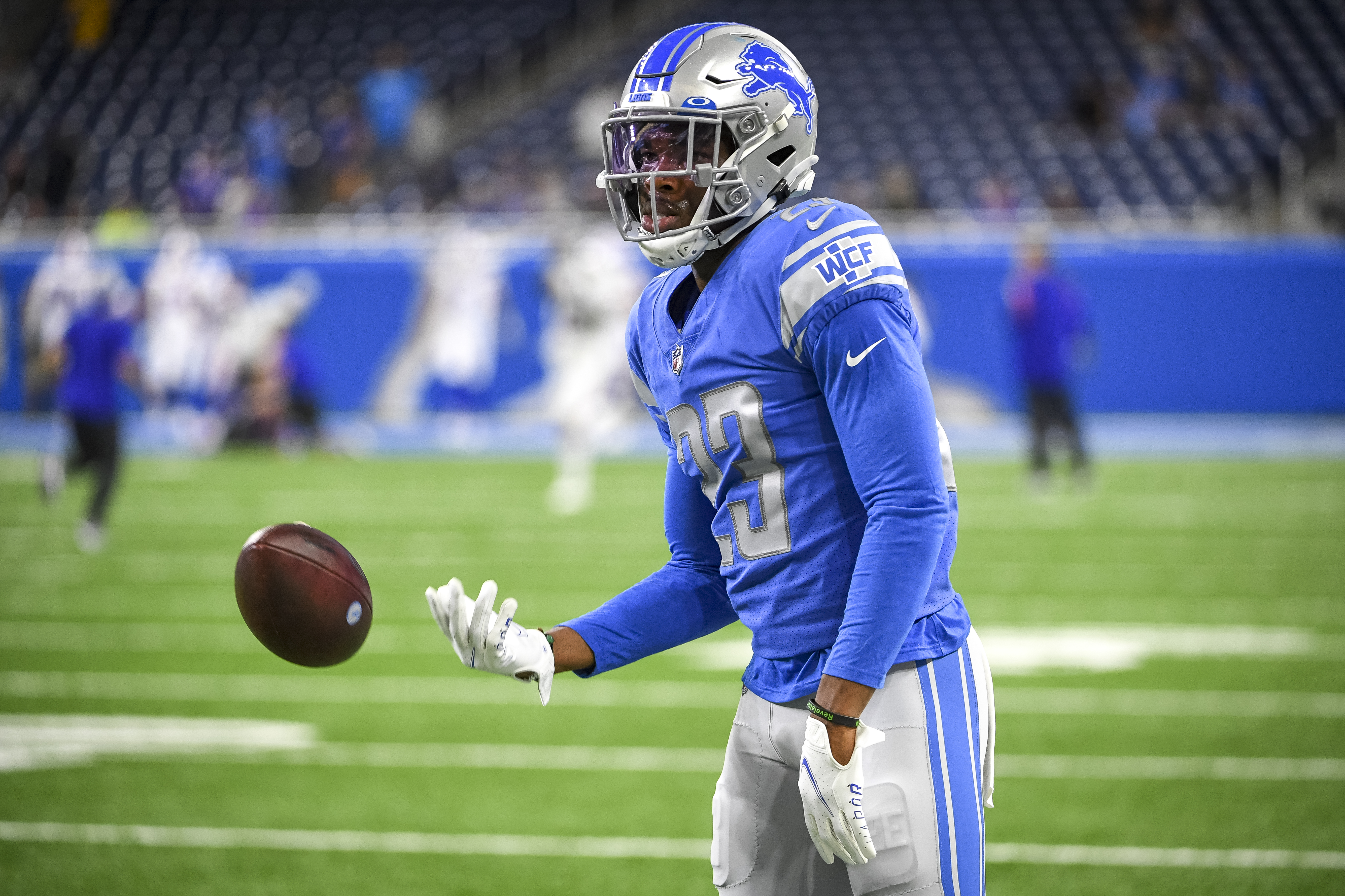 Detroit Lions Dan Campbell Reacts to Aubrey Pleasant Jeff Okudah