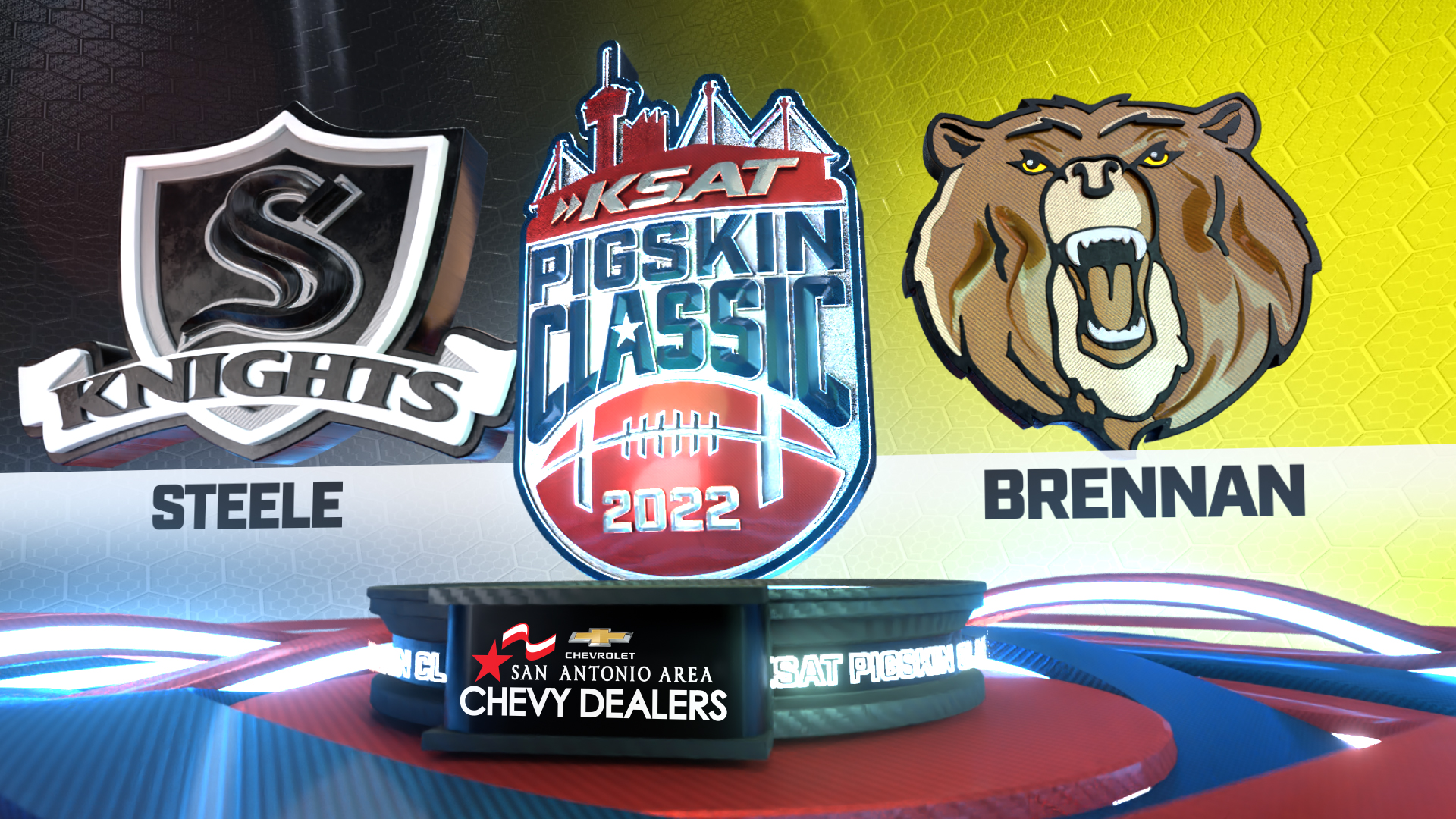 Steele Knights vs Brennan Bears square off in Game 3 of KSAT Pigskin Classic