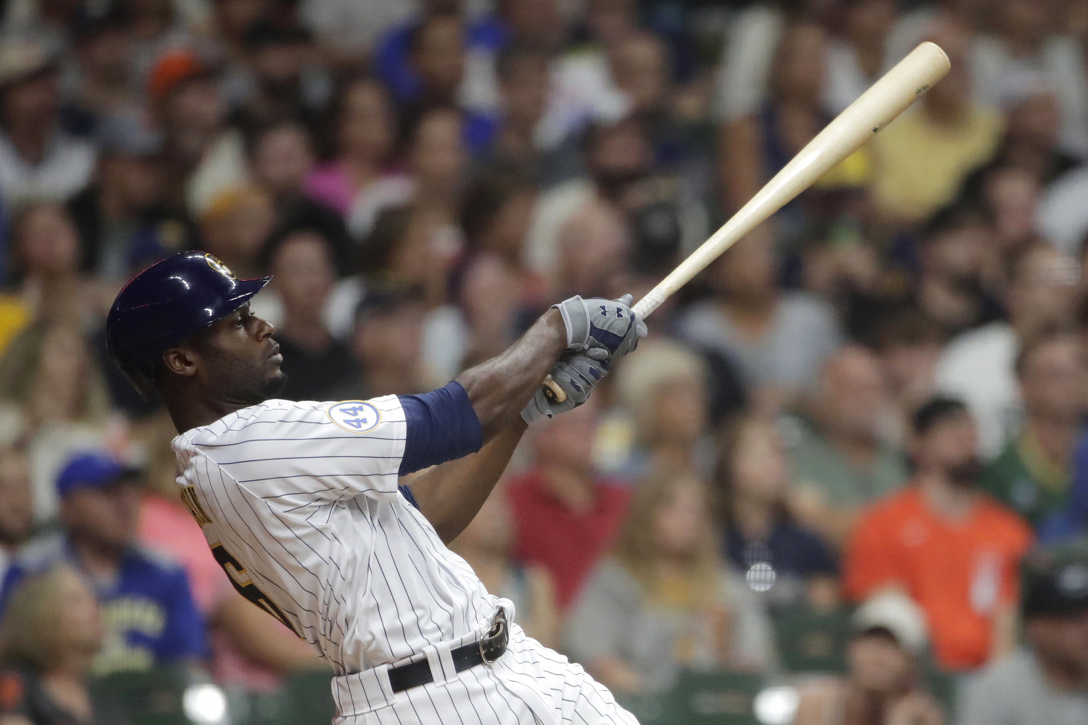 Brewers' Tyrone Taylor strong in center field replacing Lorenzo Cain