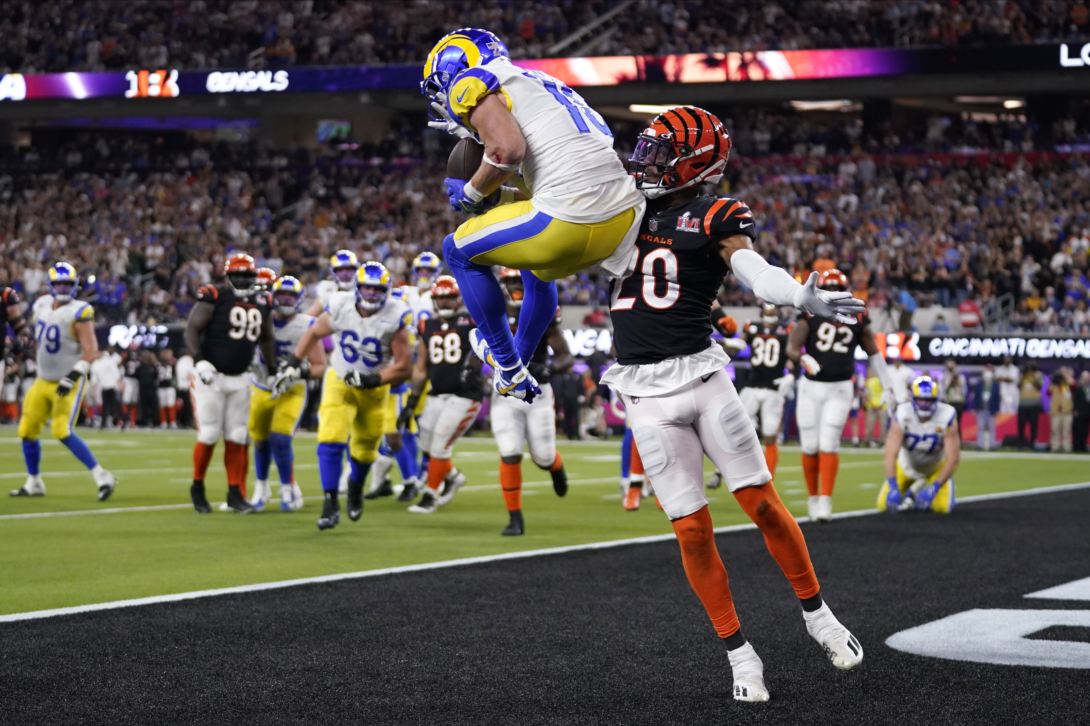 Ram-tough! Late TD lifts Los Angeles Rams to Super Bowl win over Cincinnati,  23-20
