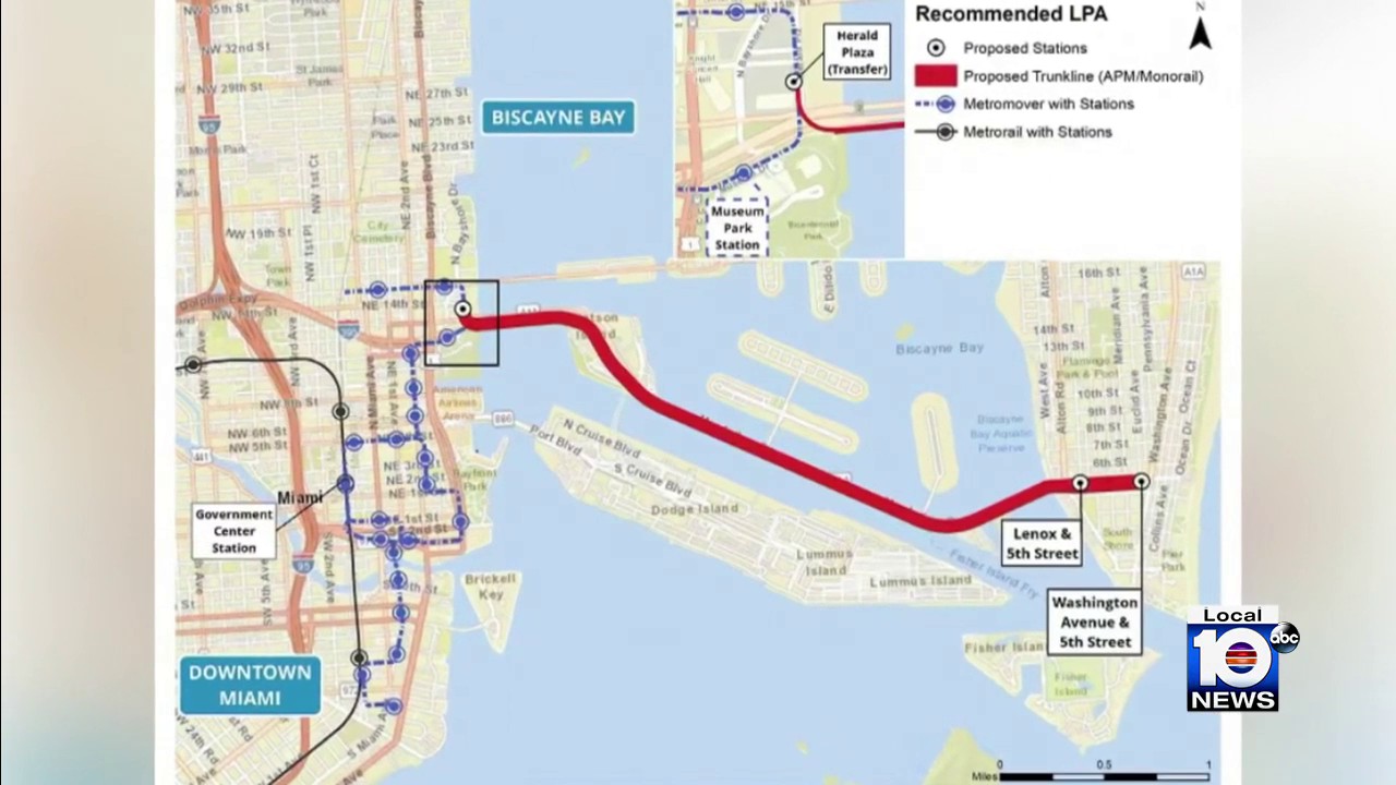 Miami Beach officials won't commit to backing Metromover plan amid pushback  from some residents
