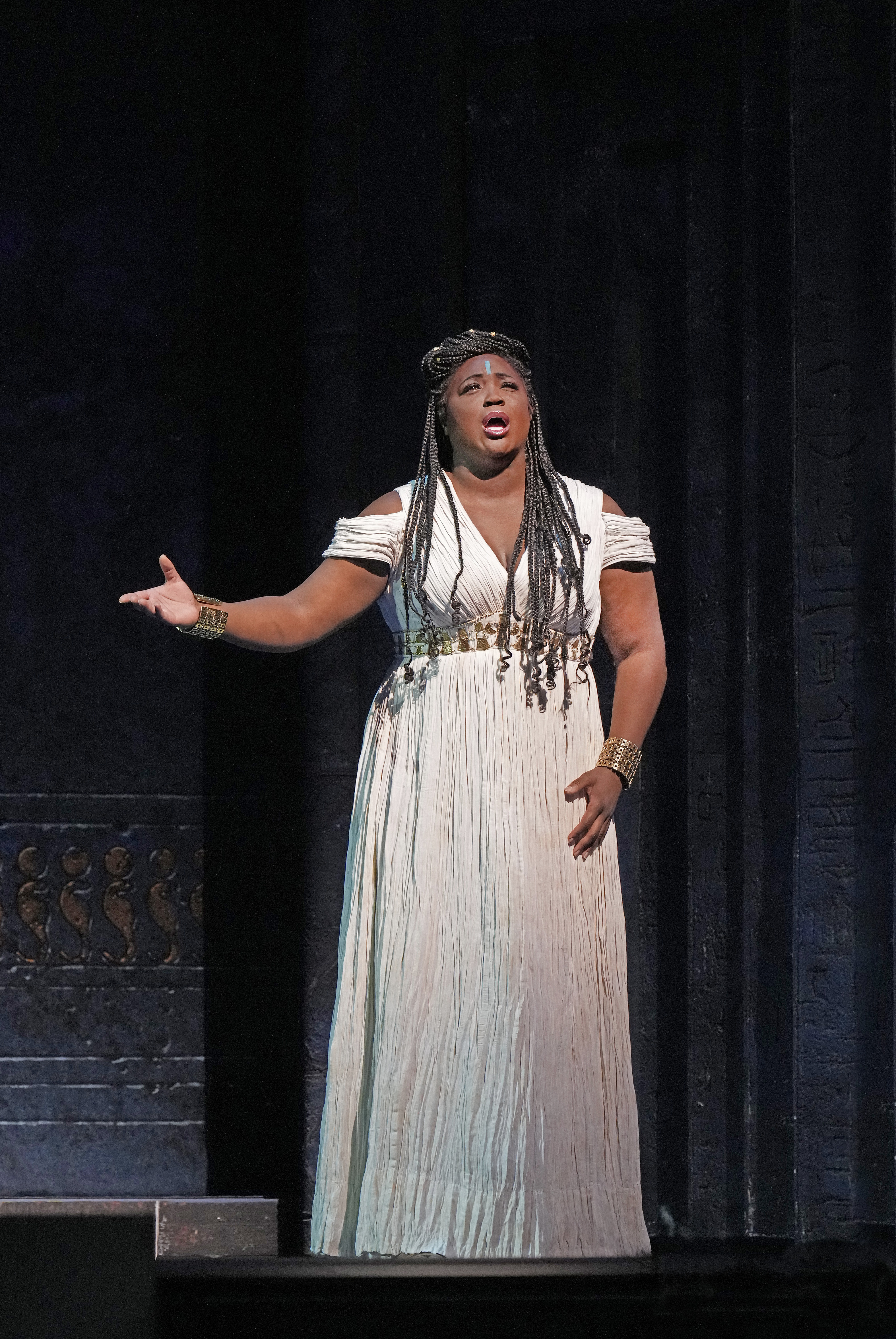 Soprano Angel Blue sings her first Metropolitan Opera 'Aida' in a