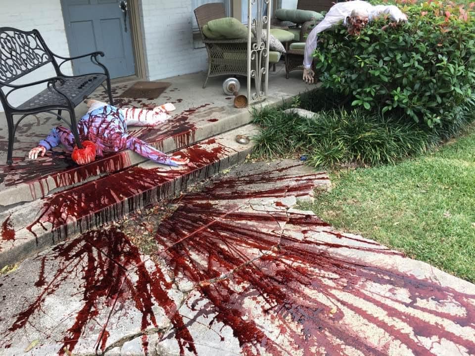 Murder in plain sight? Nope, just a homeowner really excited about ...