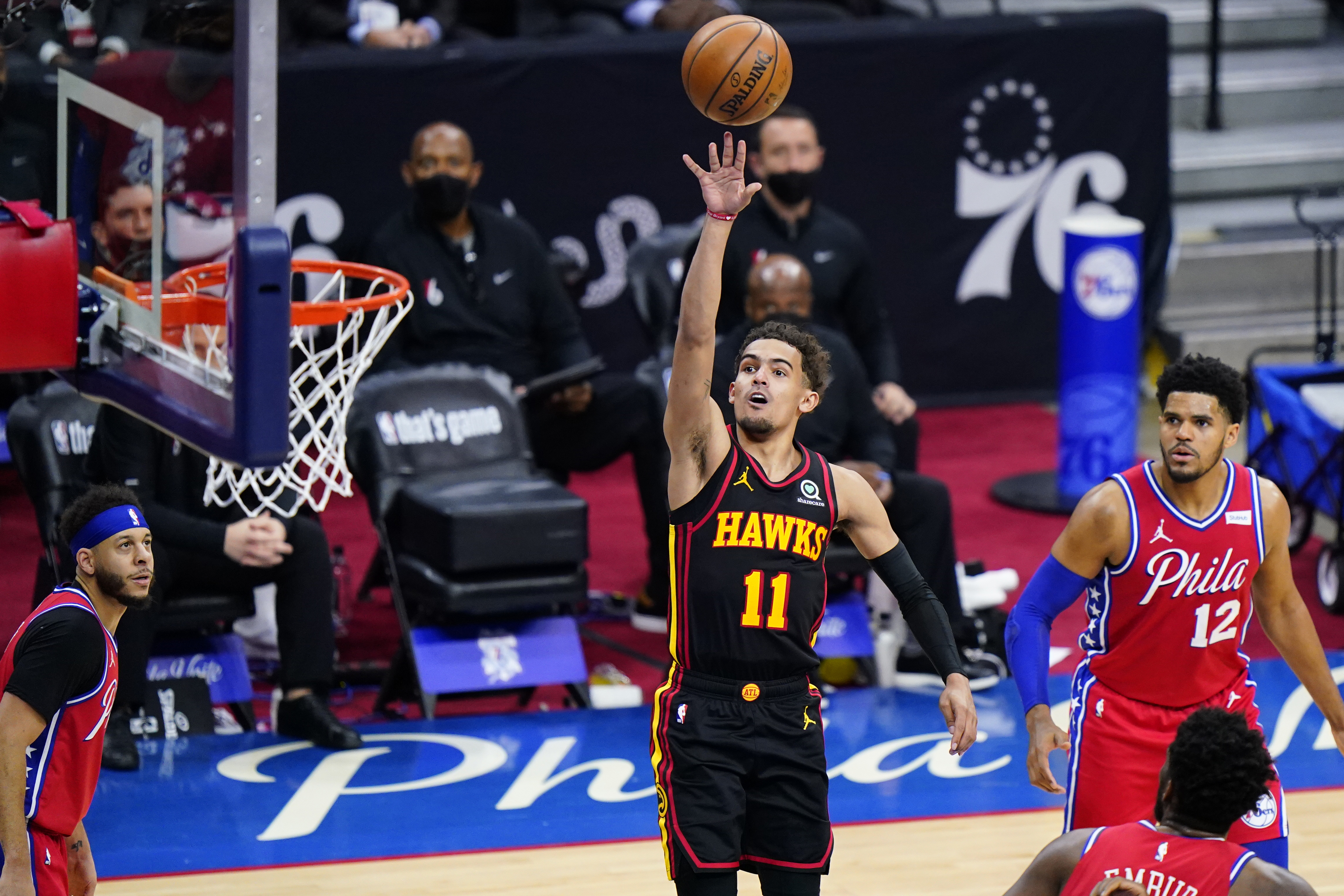 The Sporting News on X: Ben Simmons attempted 3 total shots in the 4th  quarter in the entire 7-game series vs. the Hawks.   / X
