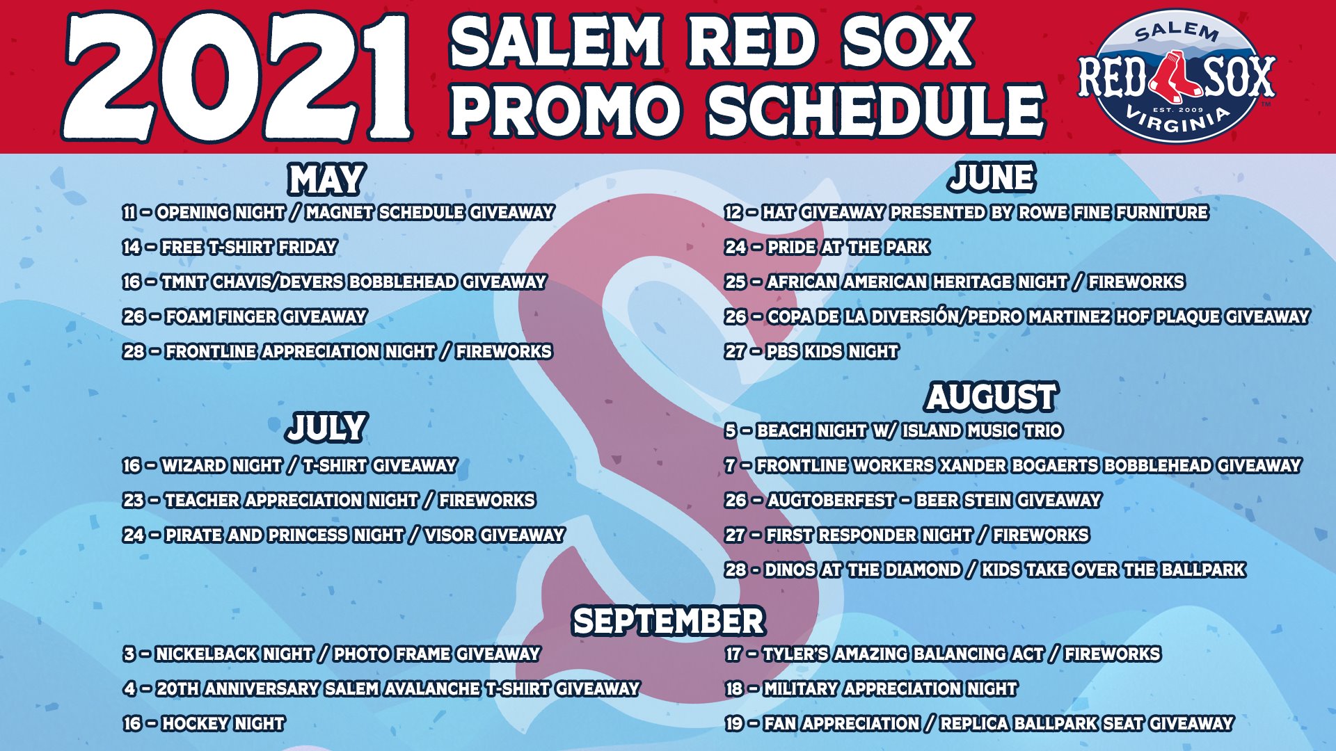 Red Sox promotions to watch out for this season