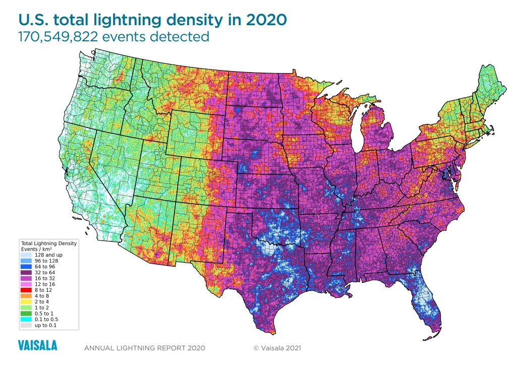 What month is most active for lightning in Florida? Meteorologist explains  when, why