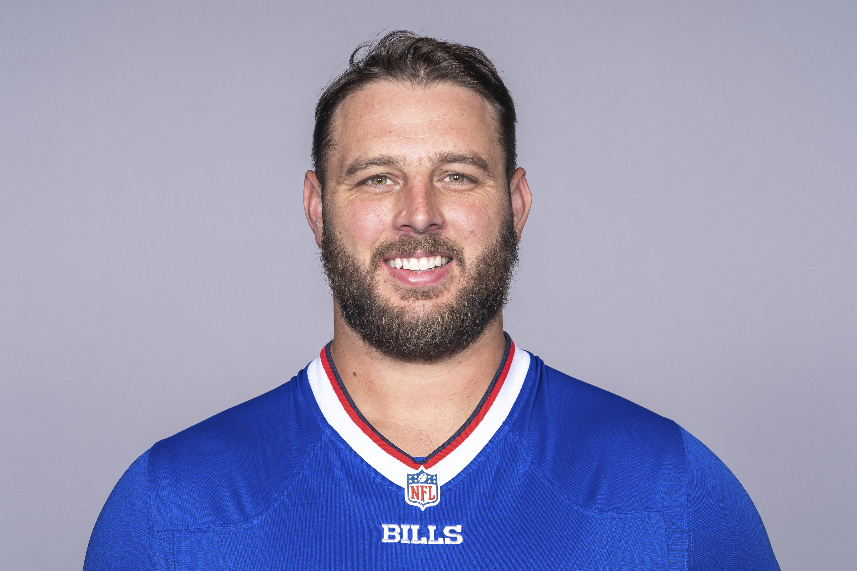 Buffalo Bills offensive tackle David Quessenberry walks off the