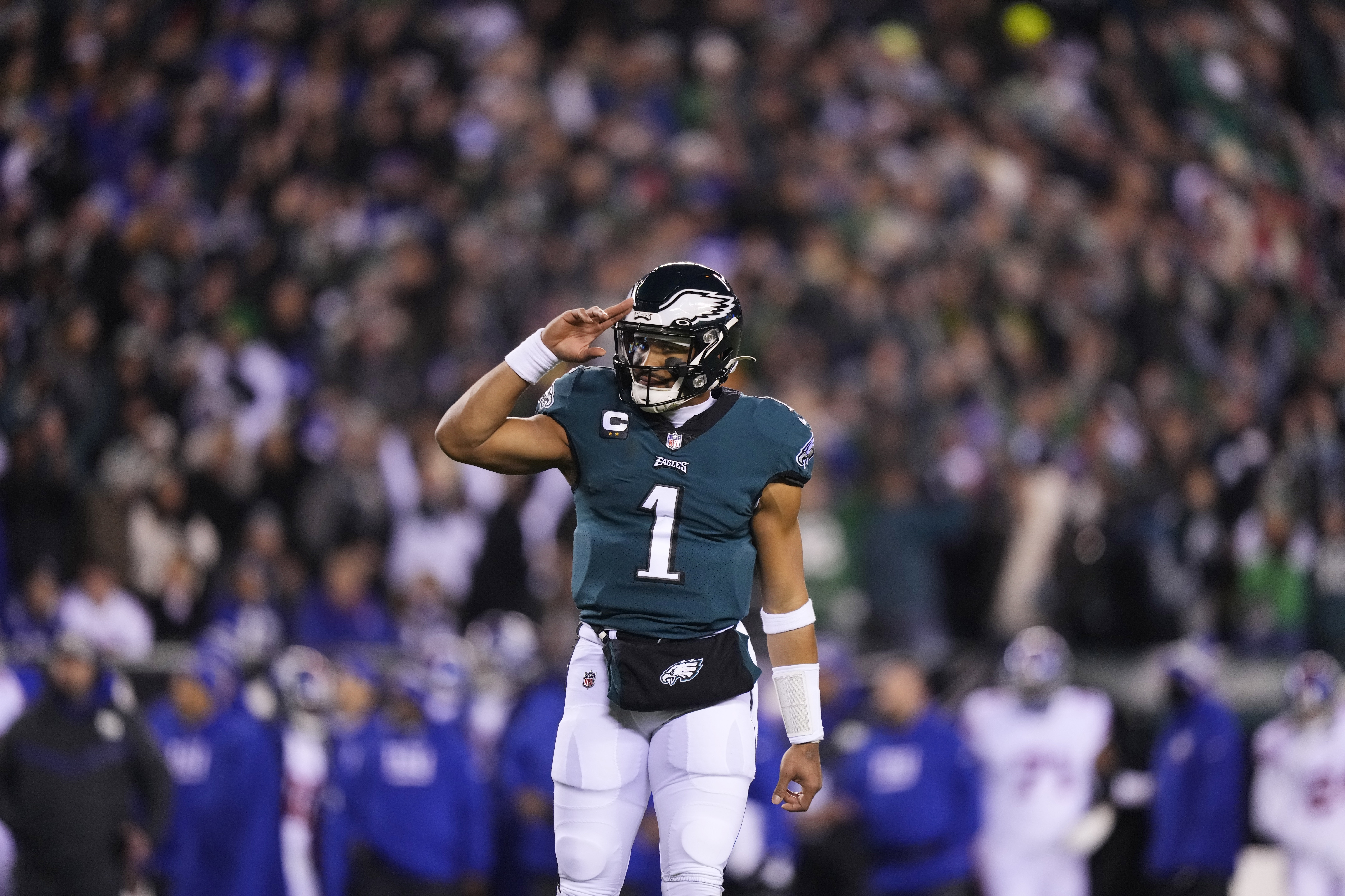 Kenneth Gainwell Touchdown Celebration Philadelphia Eagles