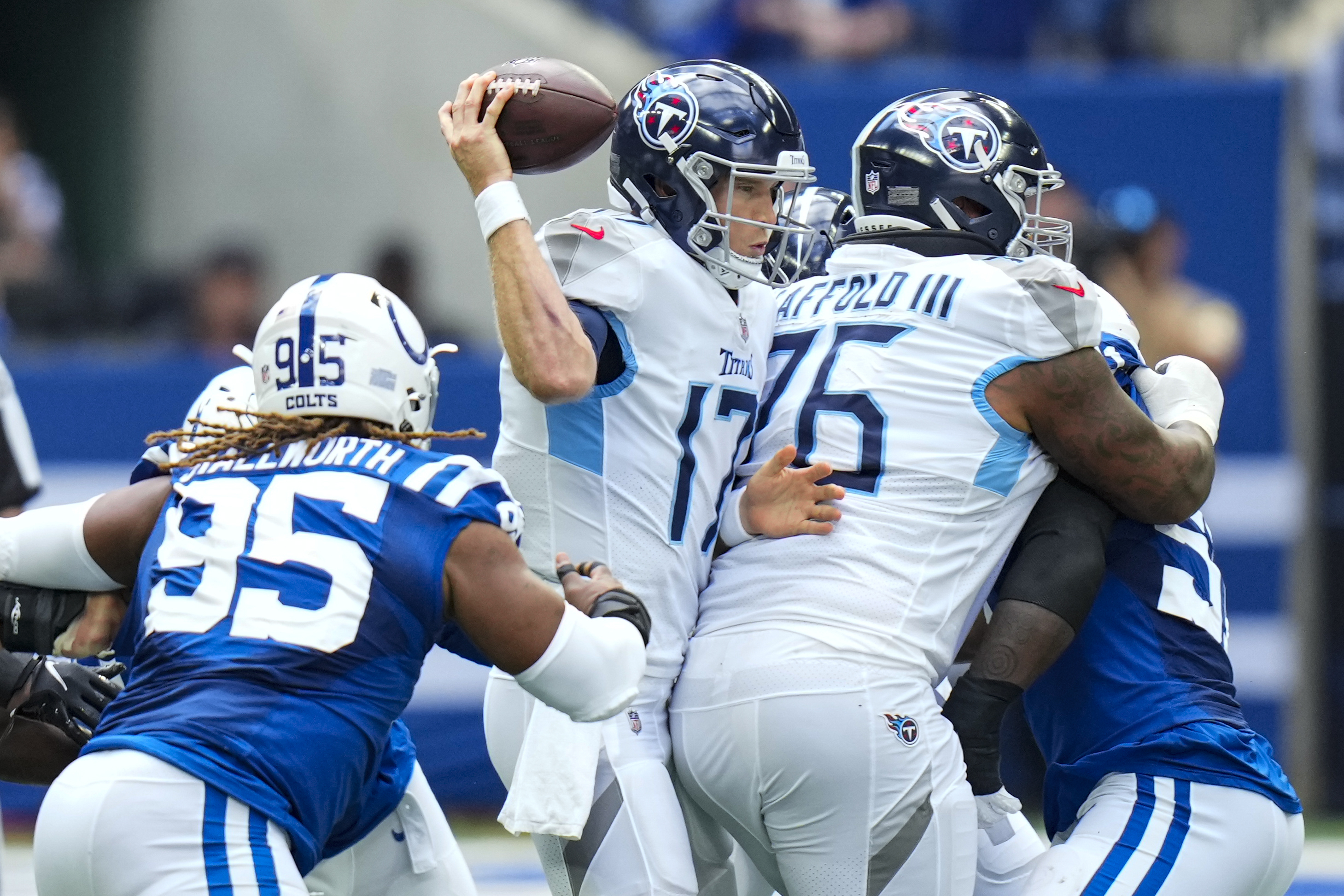 Titans use late turnovers to pull off 34-31 OT win at Indy