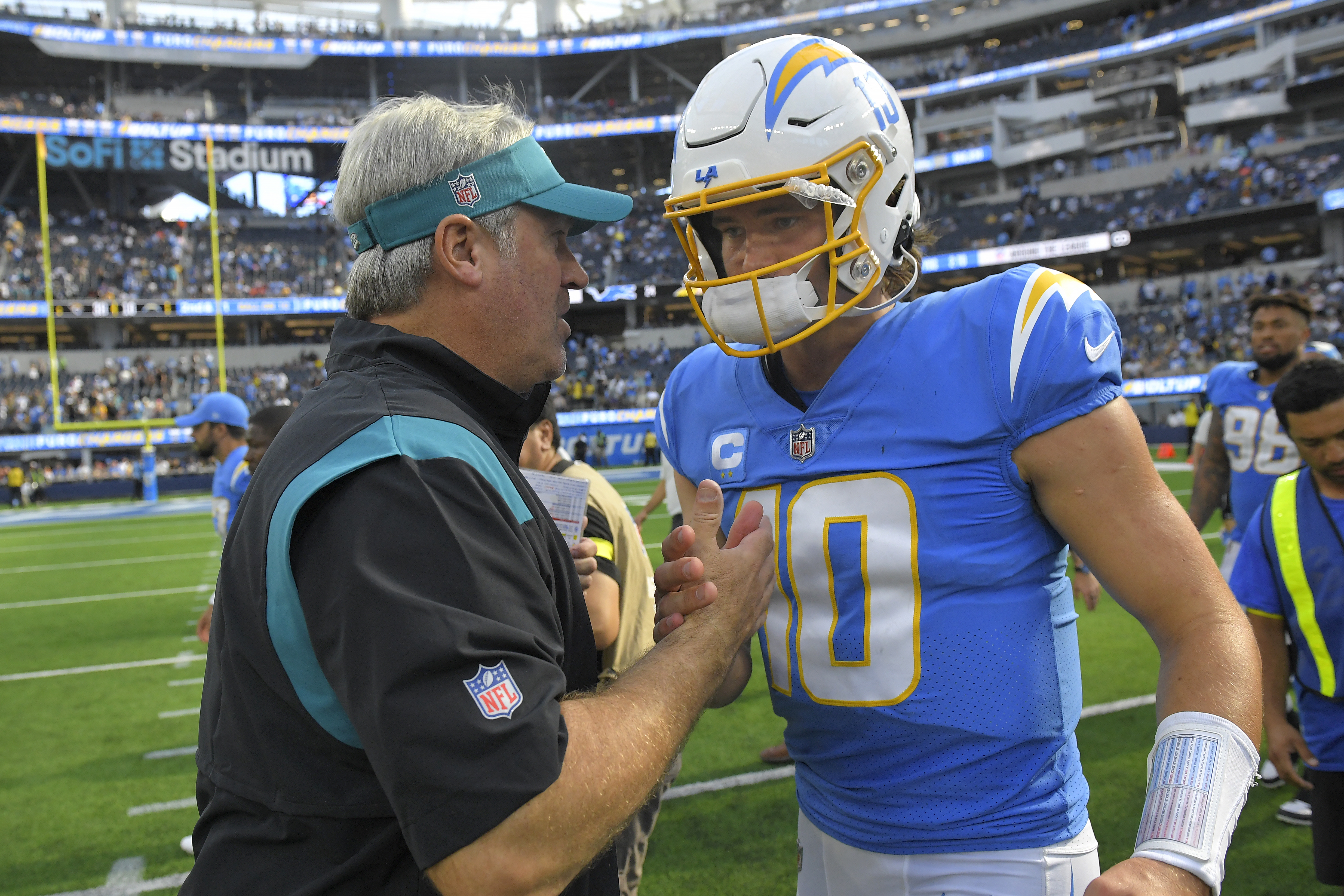 Chargers defend decision to play out returning Herbert in blowout