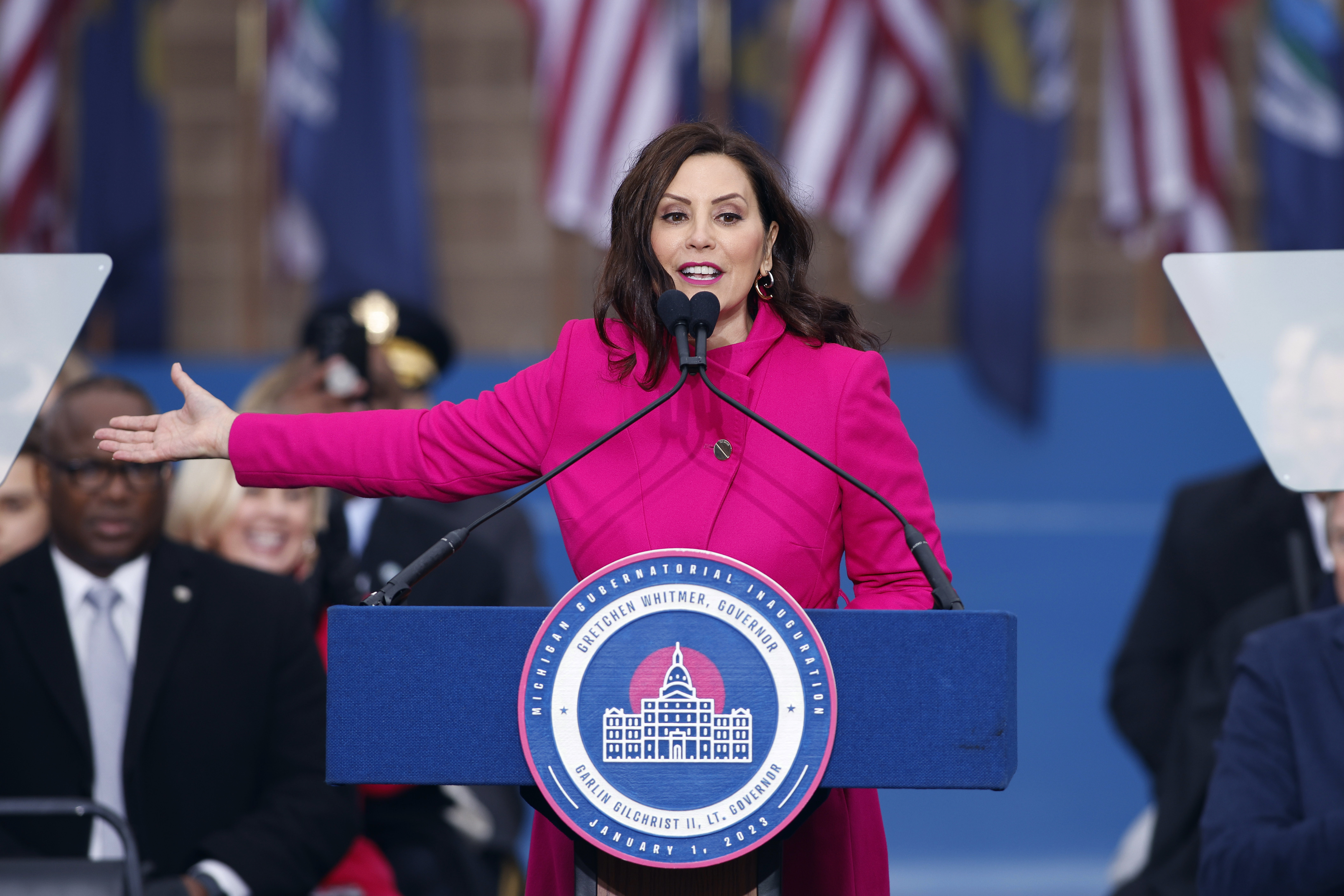 Historic term begins in Michigan as Whitmer, others sworn in