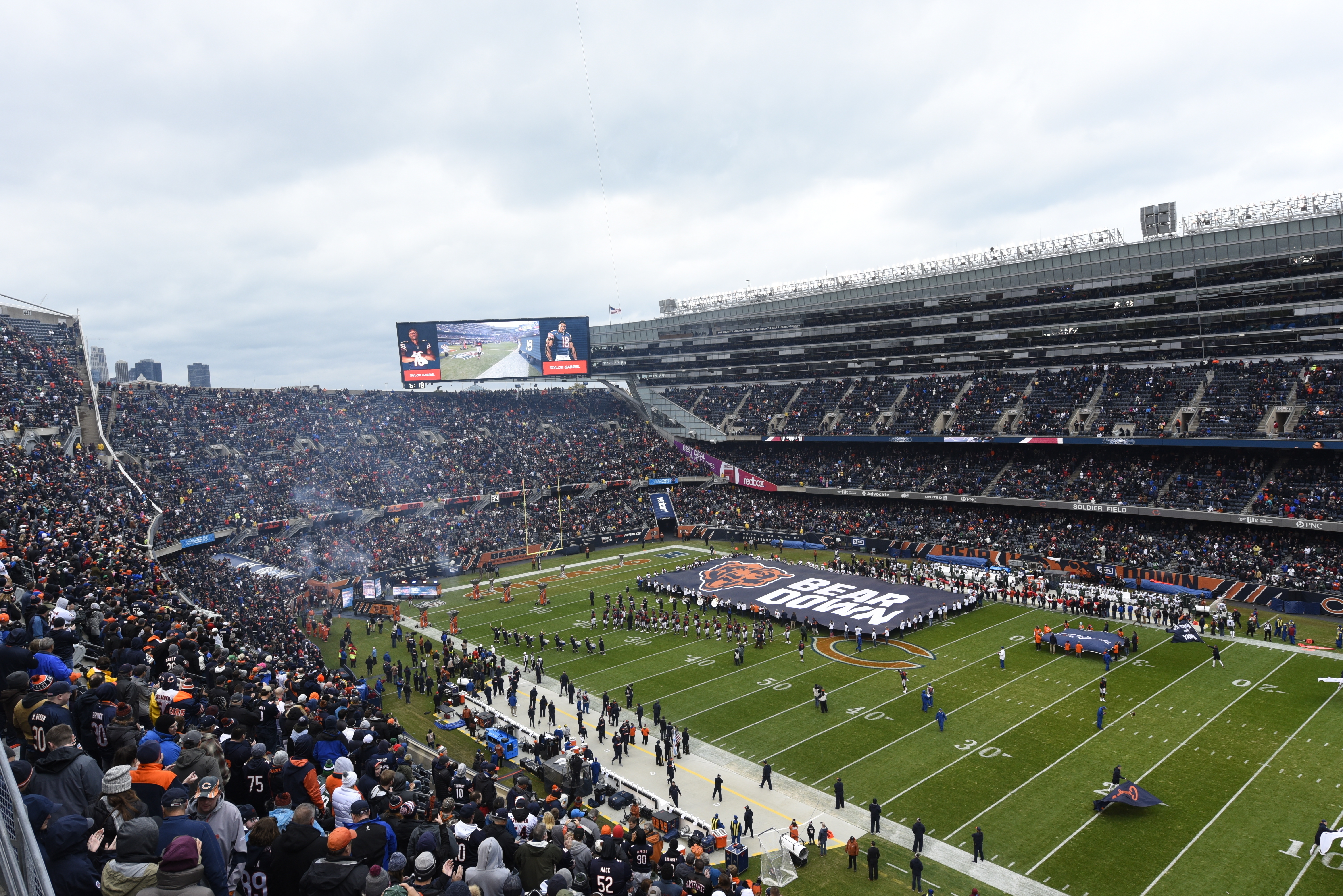 Here are some pictures of the turf and rain at Soldier Field from Bears game  – NBC Sports Chicago