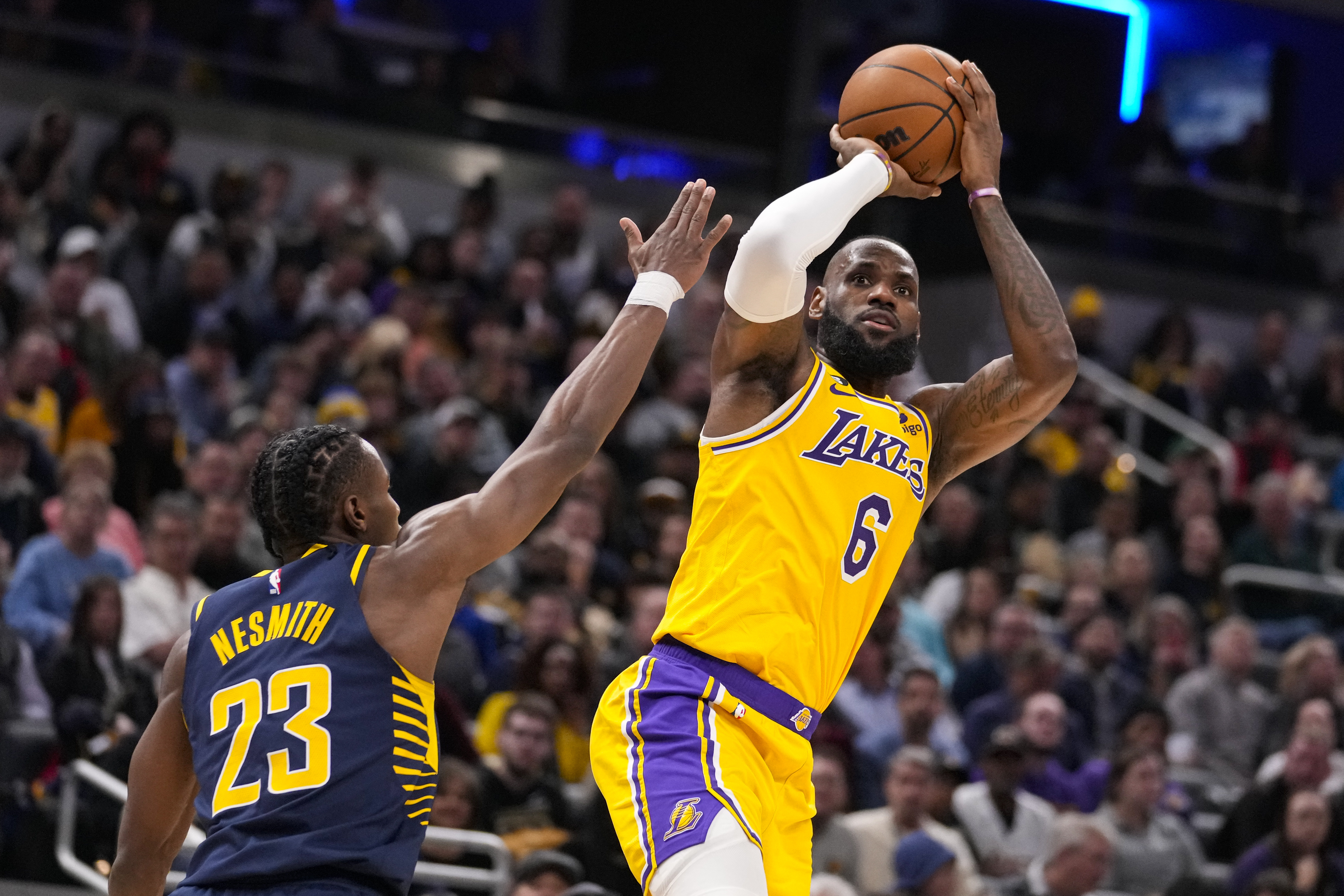 As James nears record, Tuesdays Lakers game moved to TNT