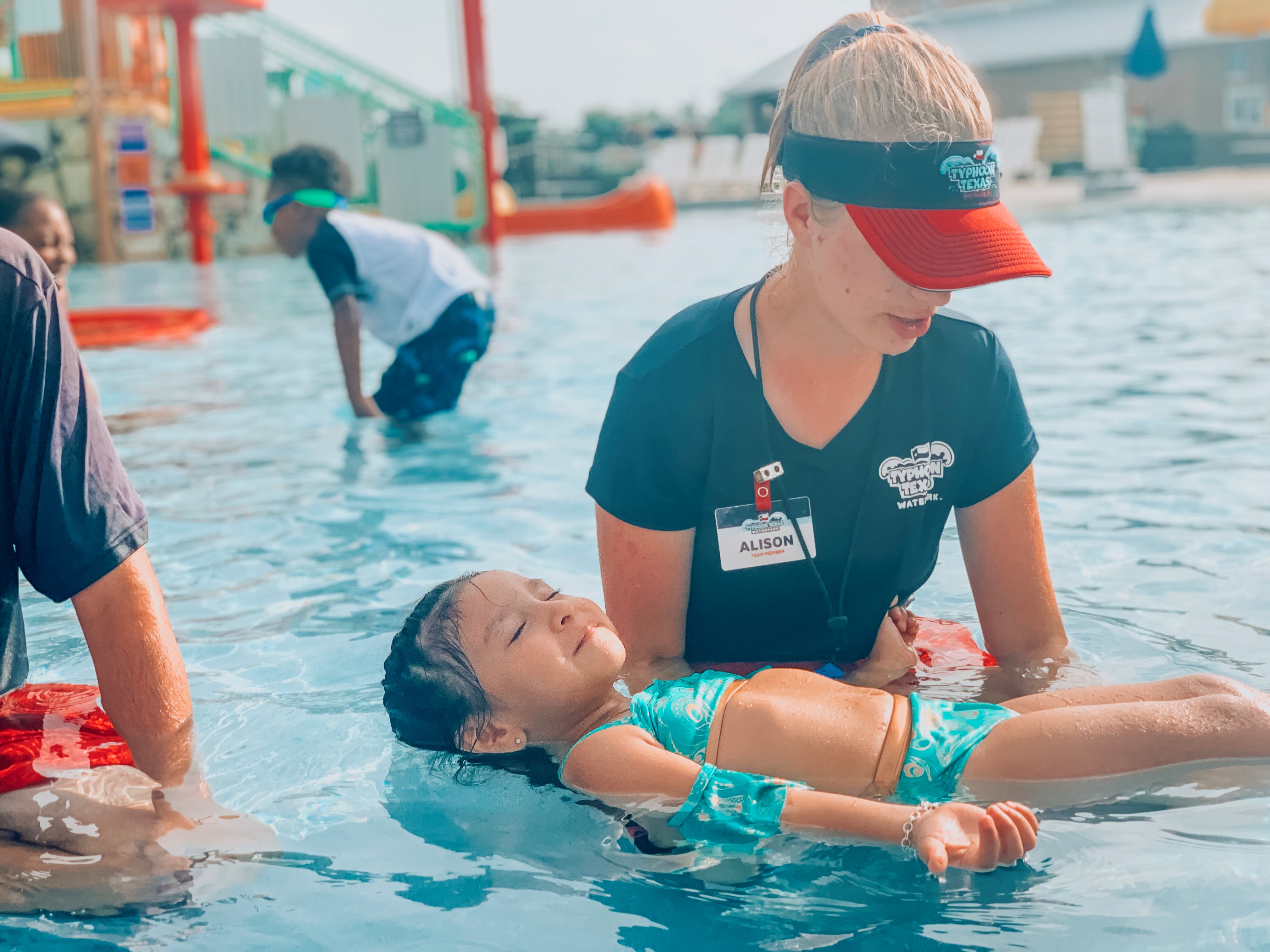 How children can participate in the world's largest swimming lesson at  Typhoon Texas