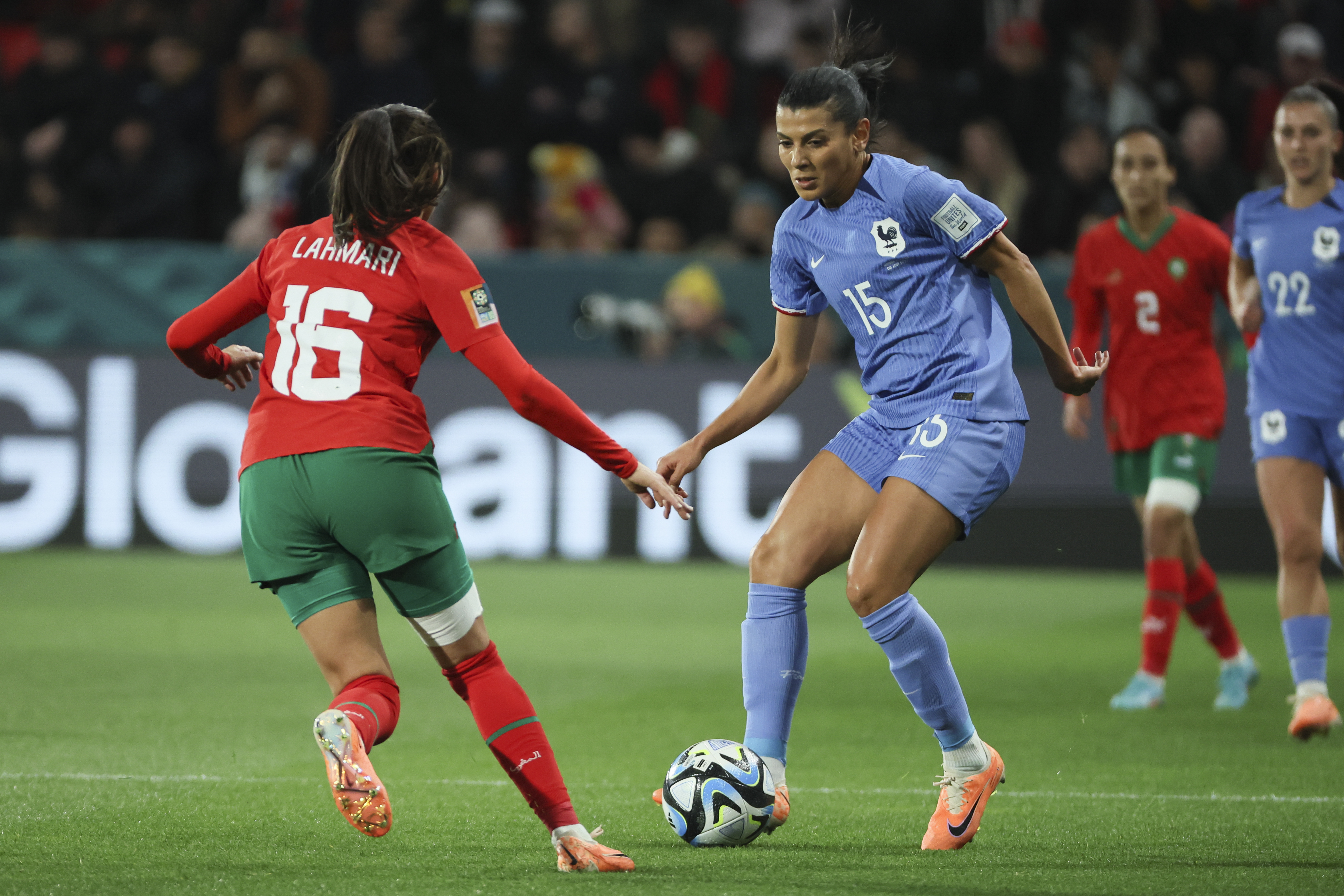 France's Kenza Dali scores goal vs. Morocco in 20'