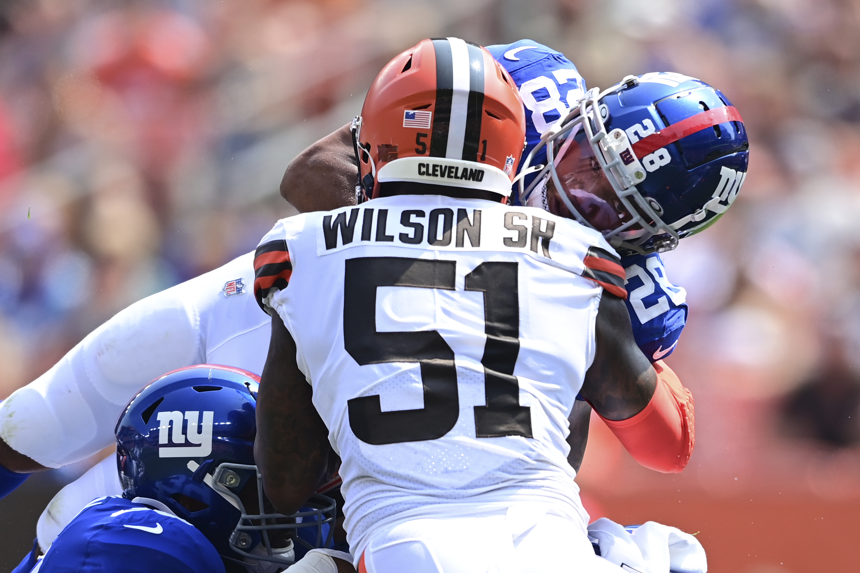 Keenum throws TD, Browns beat Giants in matchup of reserves