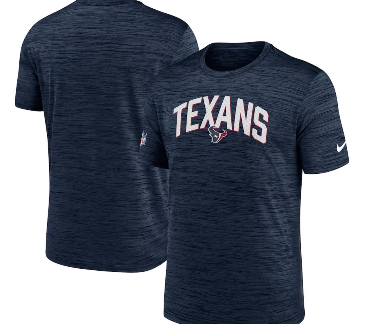 NFL Team Apparel Youth Houston Texans Game Time White T-Shirt