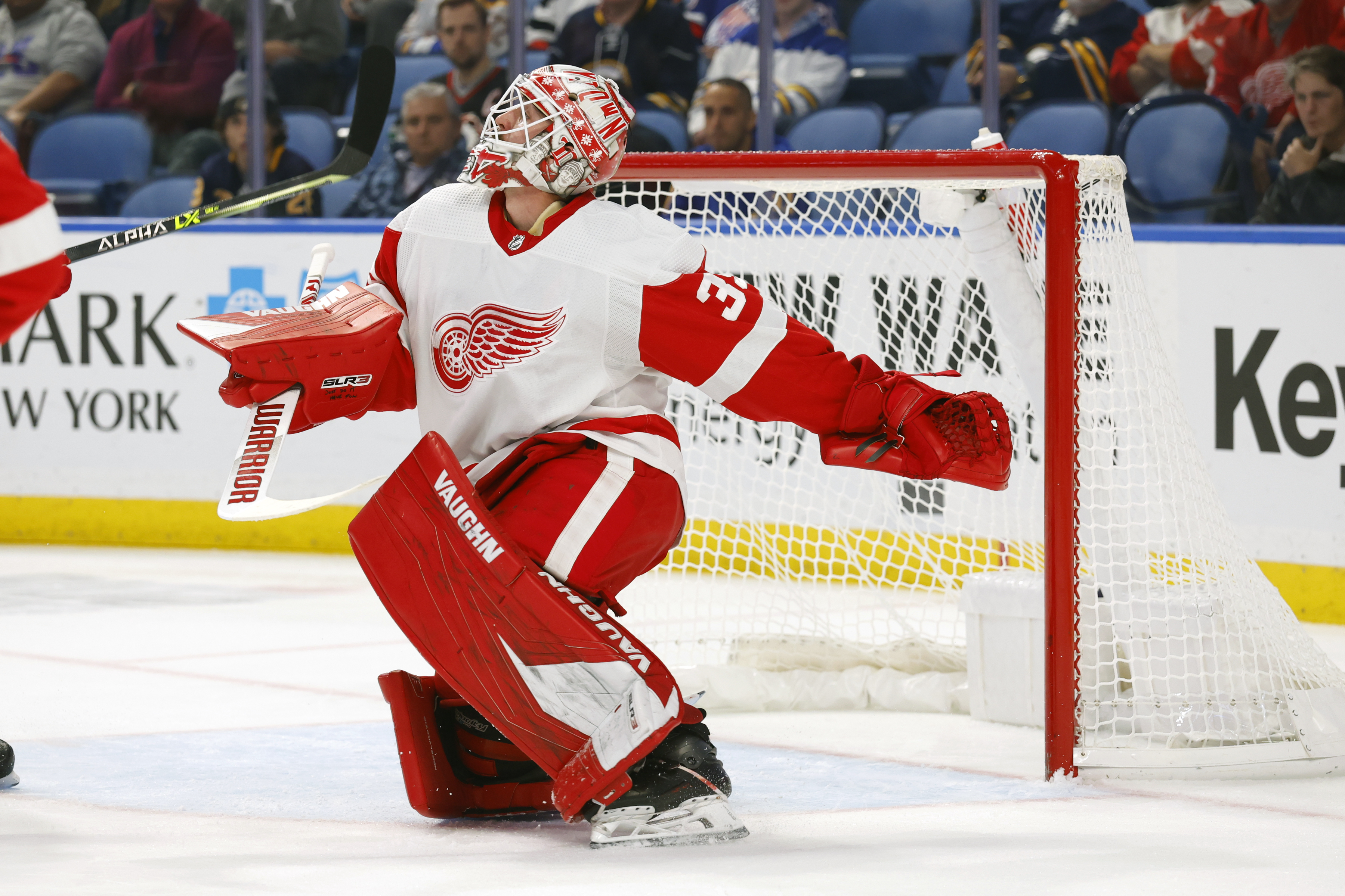 Buffalo Sabres forward Riley Sheahan (15) celebrates his goal