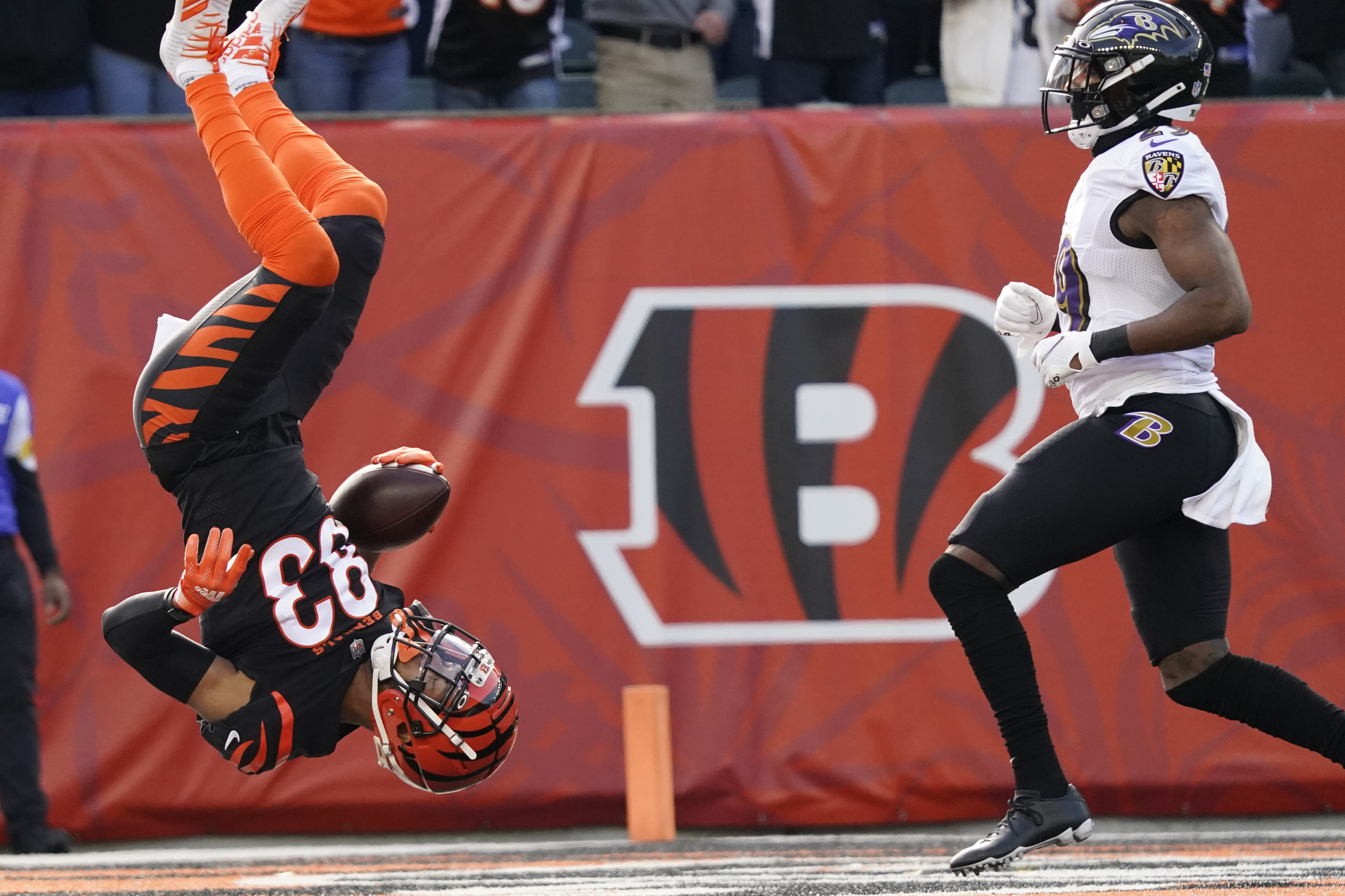 Cincinnati Bengals quarterback Joe Burrow reacts to Baltimore Ravens  defensive coordinator's pregame comments about Bengals QB after 525-yard  performance