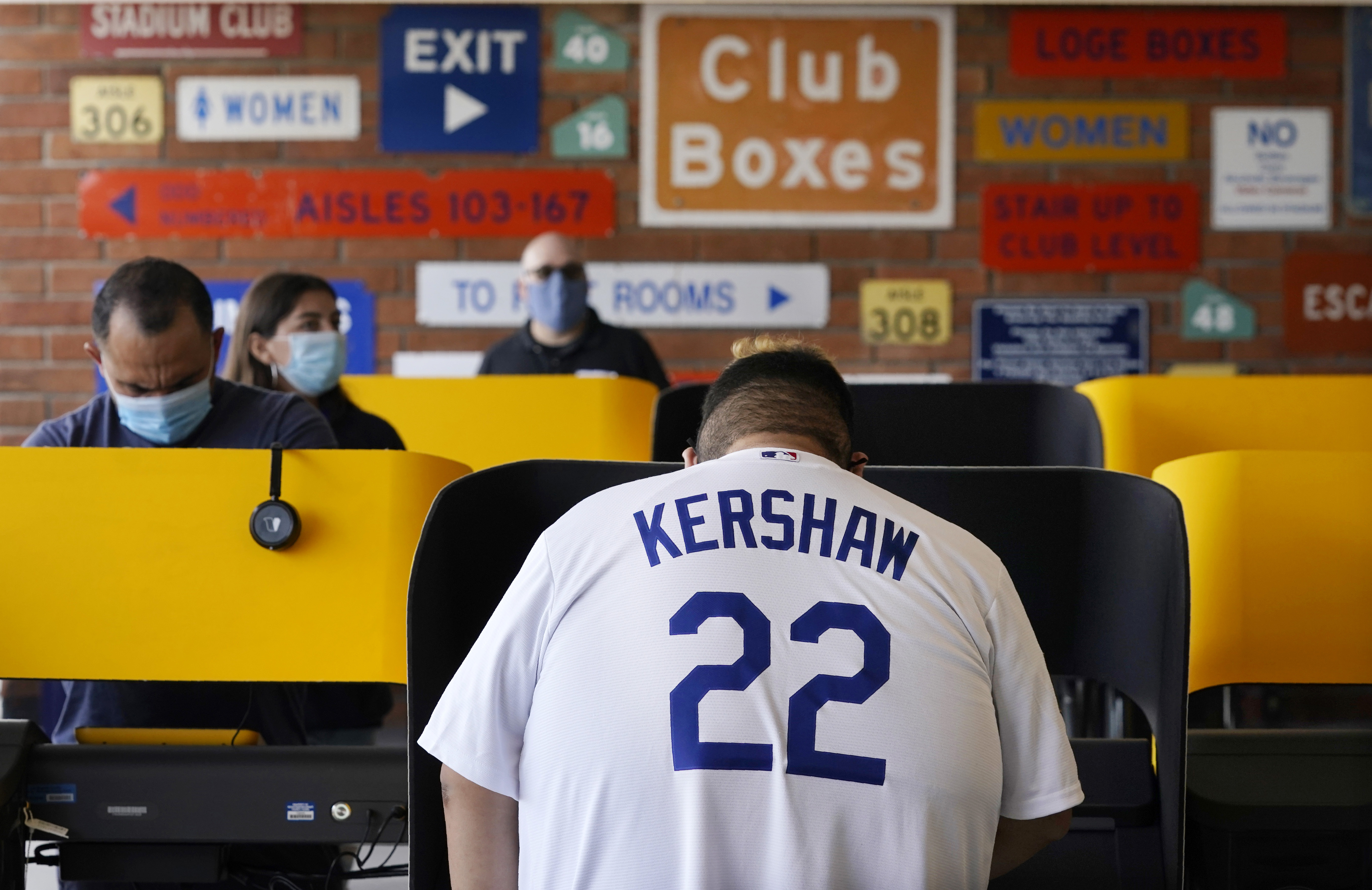 The locker stall and number 15 uniform jersey of New York Yankees