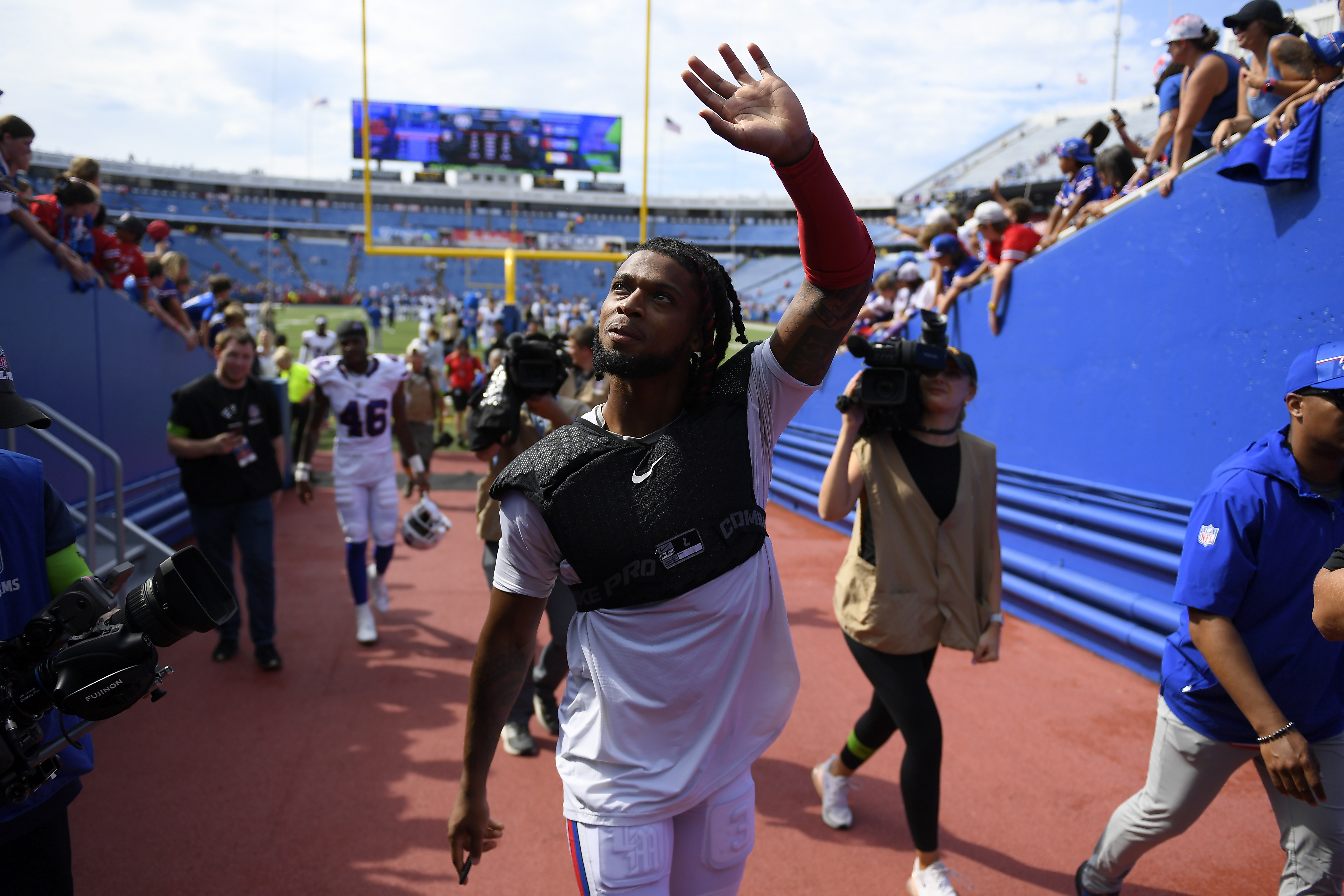 Bills' Damar Hamlin will be active today. His comeback journey is