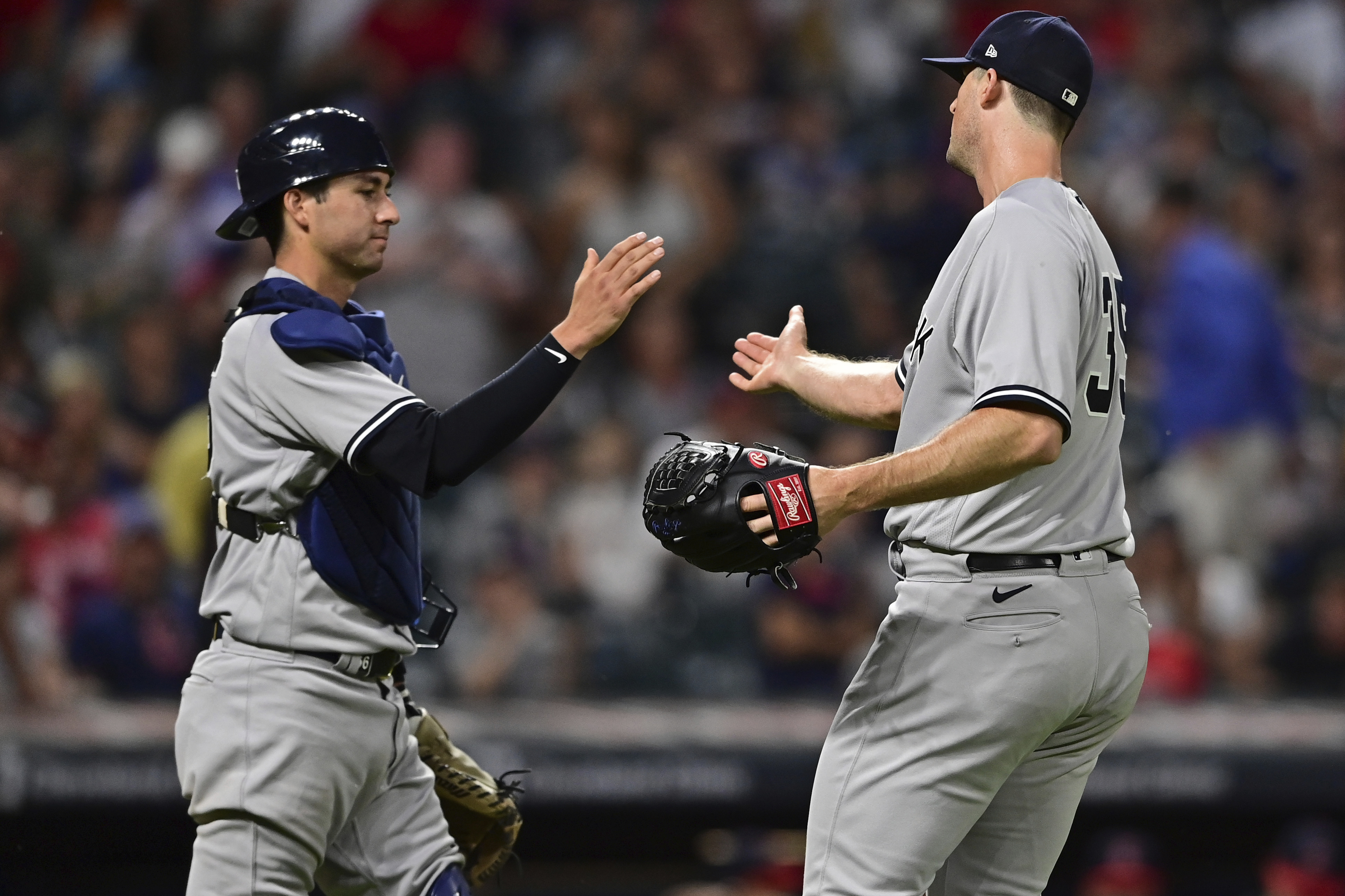 Guardians reliever James Karinchak shuts down Yankees, celebrates big