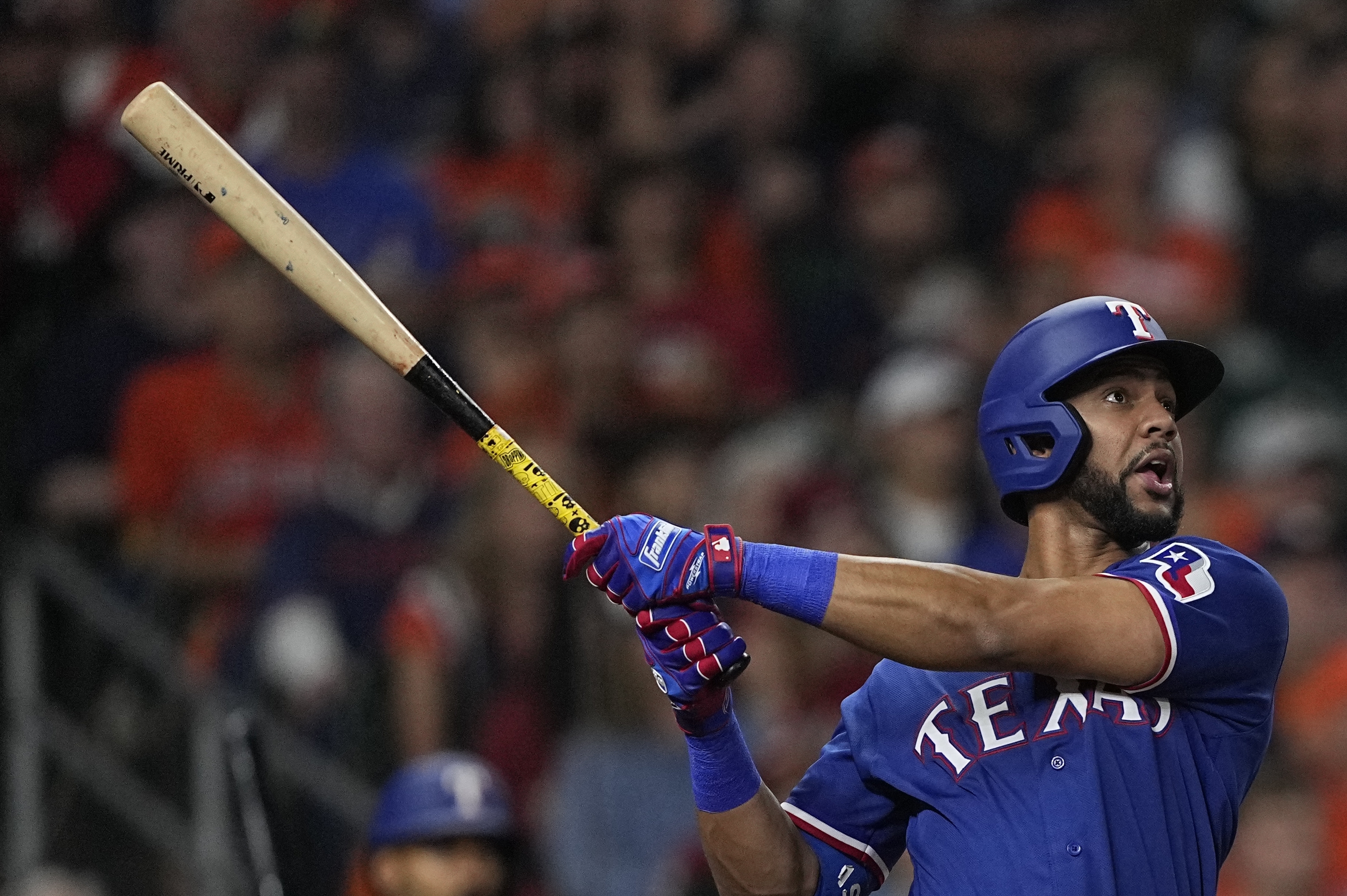 Montgomery shuts out Astros, Taveras homers as Rangers get 2-0 win in Game  1 of ALCS - NBC Sports