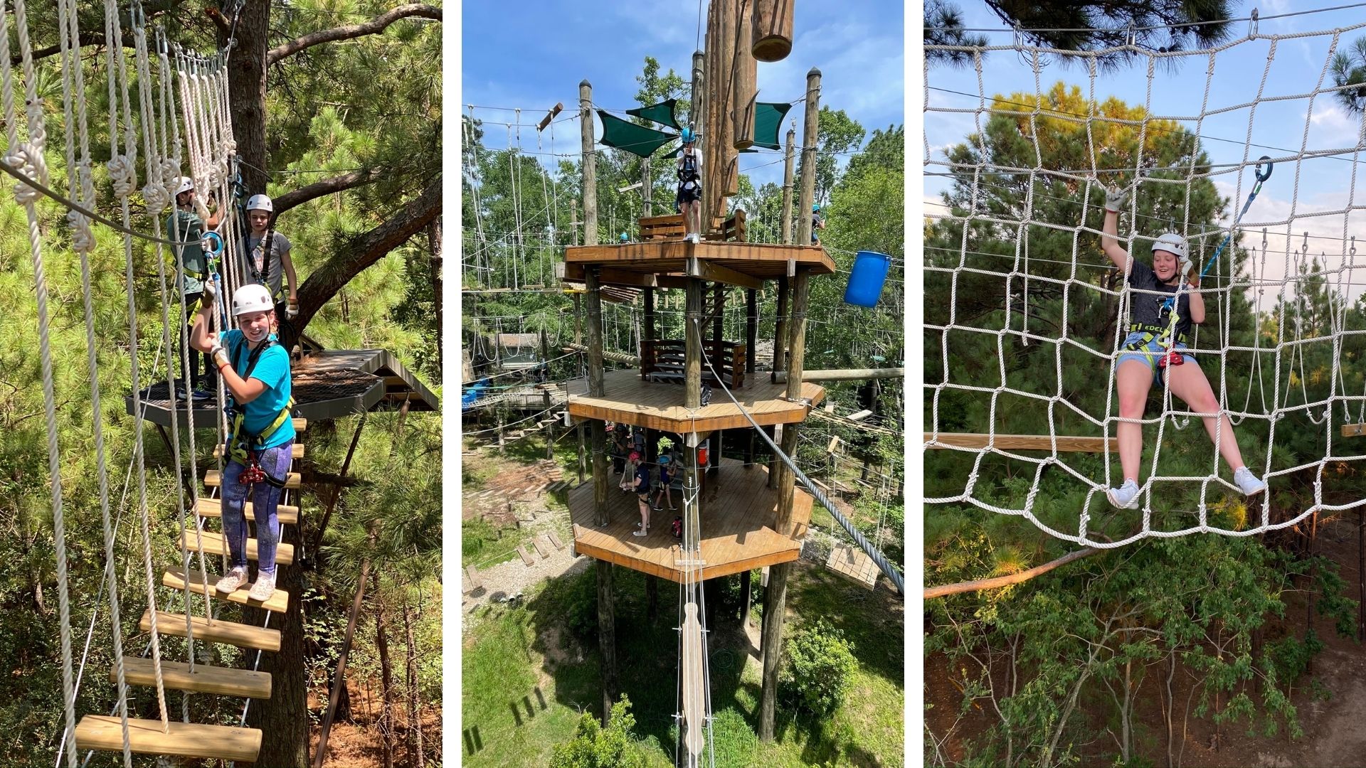 Zip through the treetops at one of these family-friendly adventure