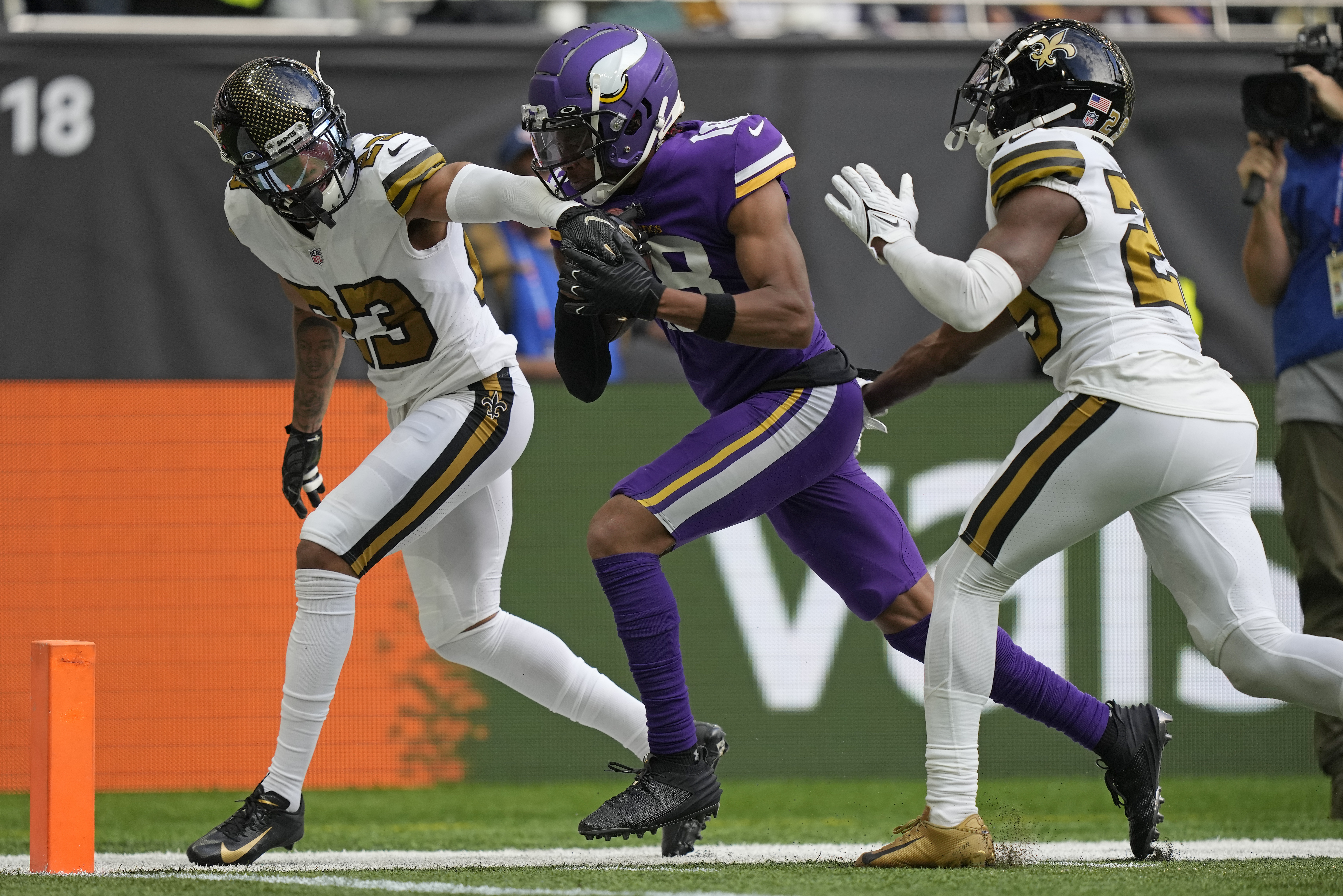 Minnesota Vikings DB Lewis Cine sustains leg injury against New Orleans  Saints