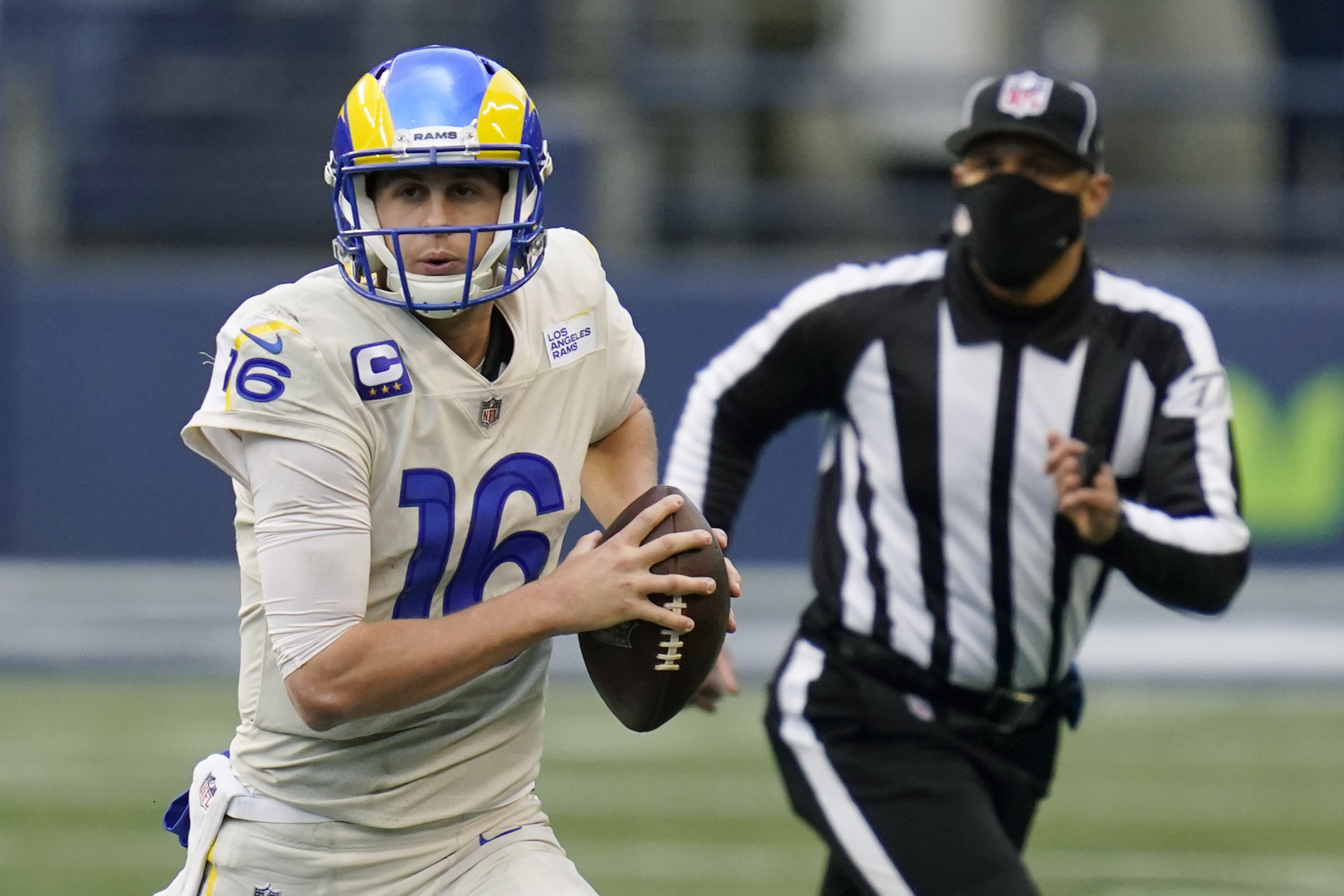 With Jared Goff hurt, who is Los Angeles Rams backup QB John Wolford?