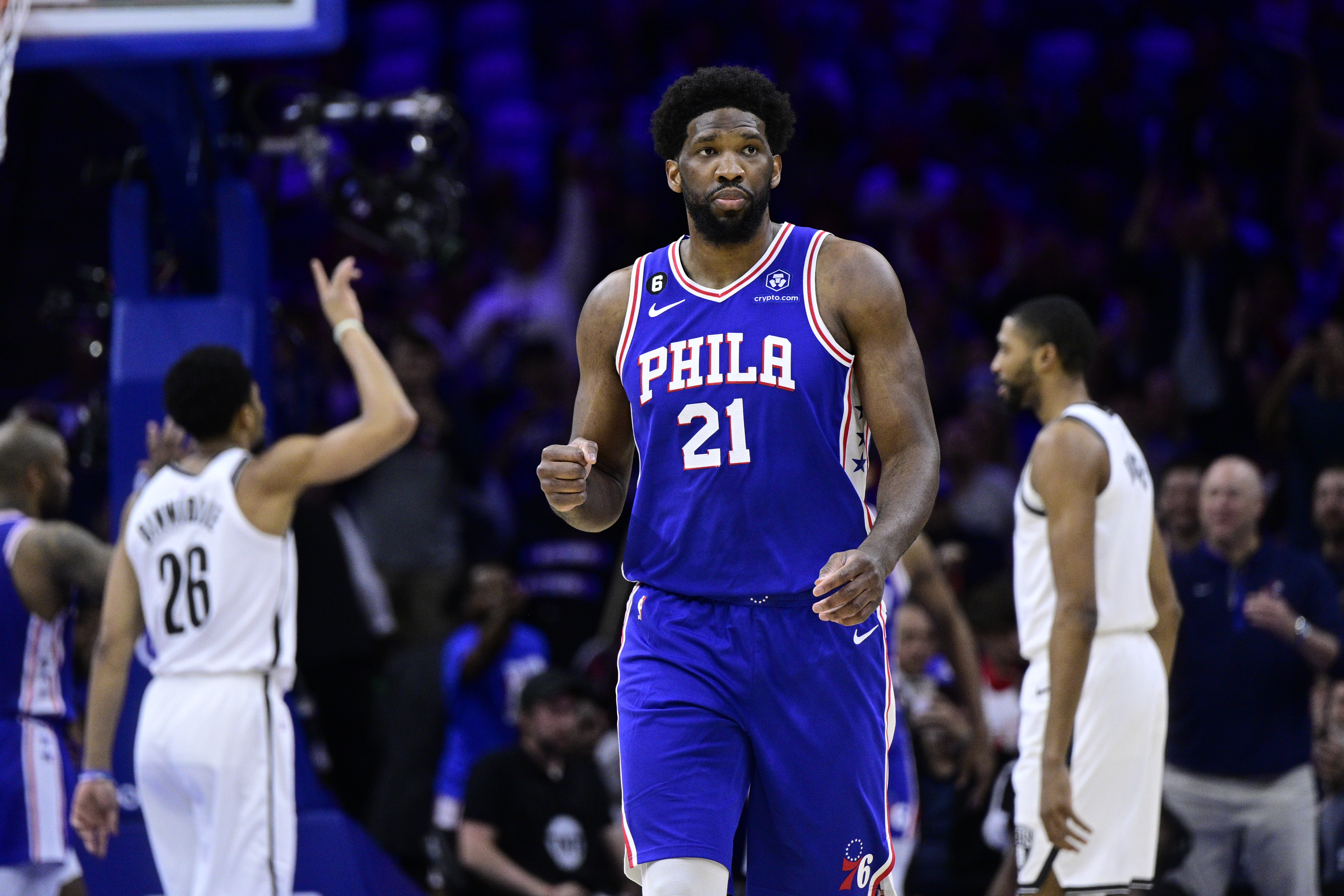 Embiid changes Twitter avatar to crying face