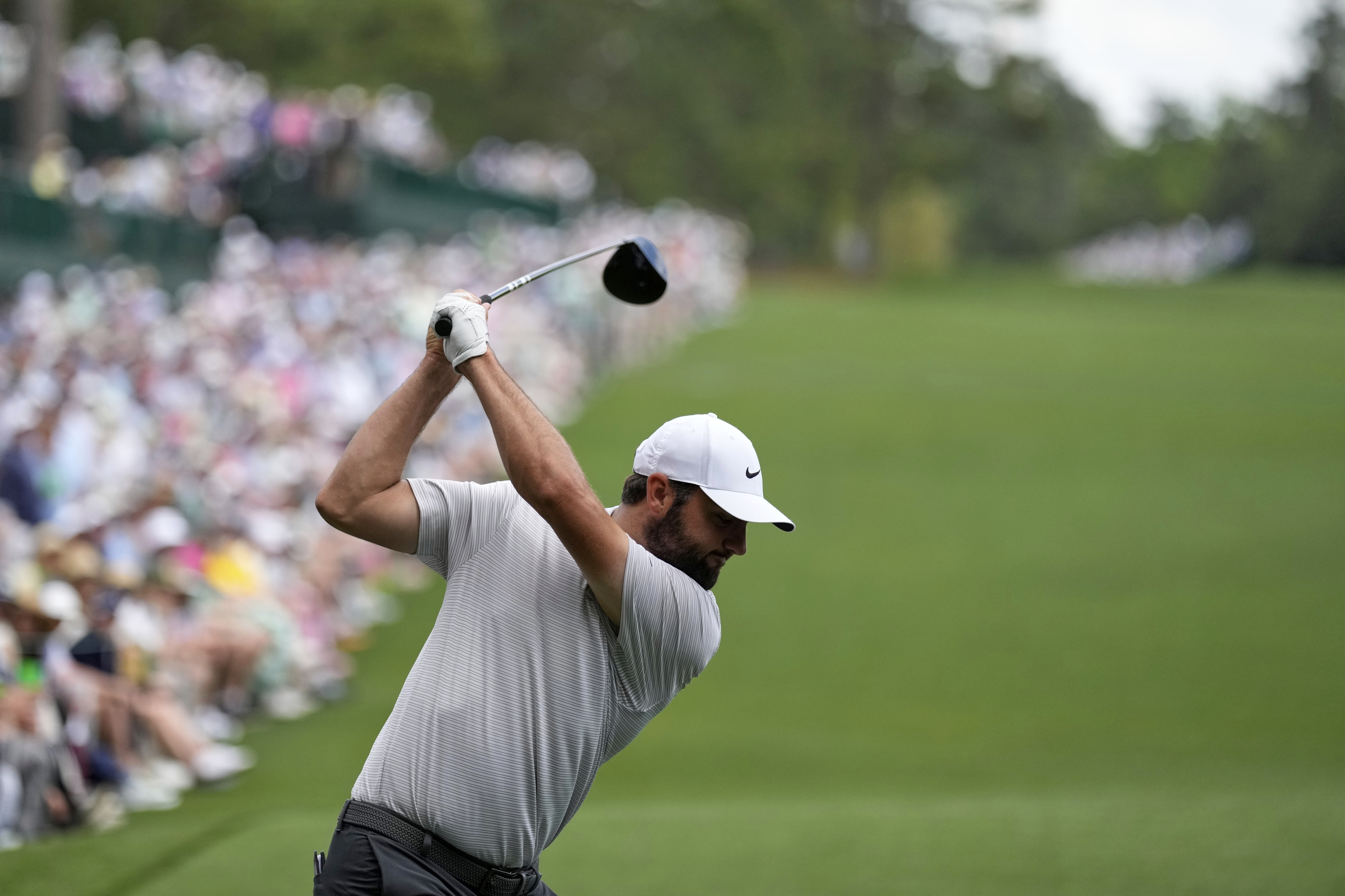 Scottie Scheffler begins his pursuit of a third green jacket with