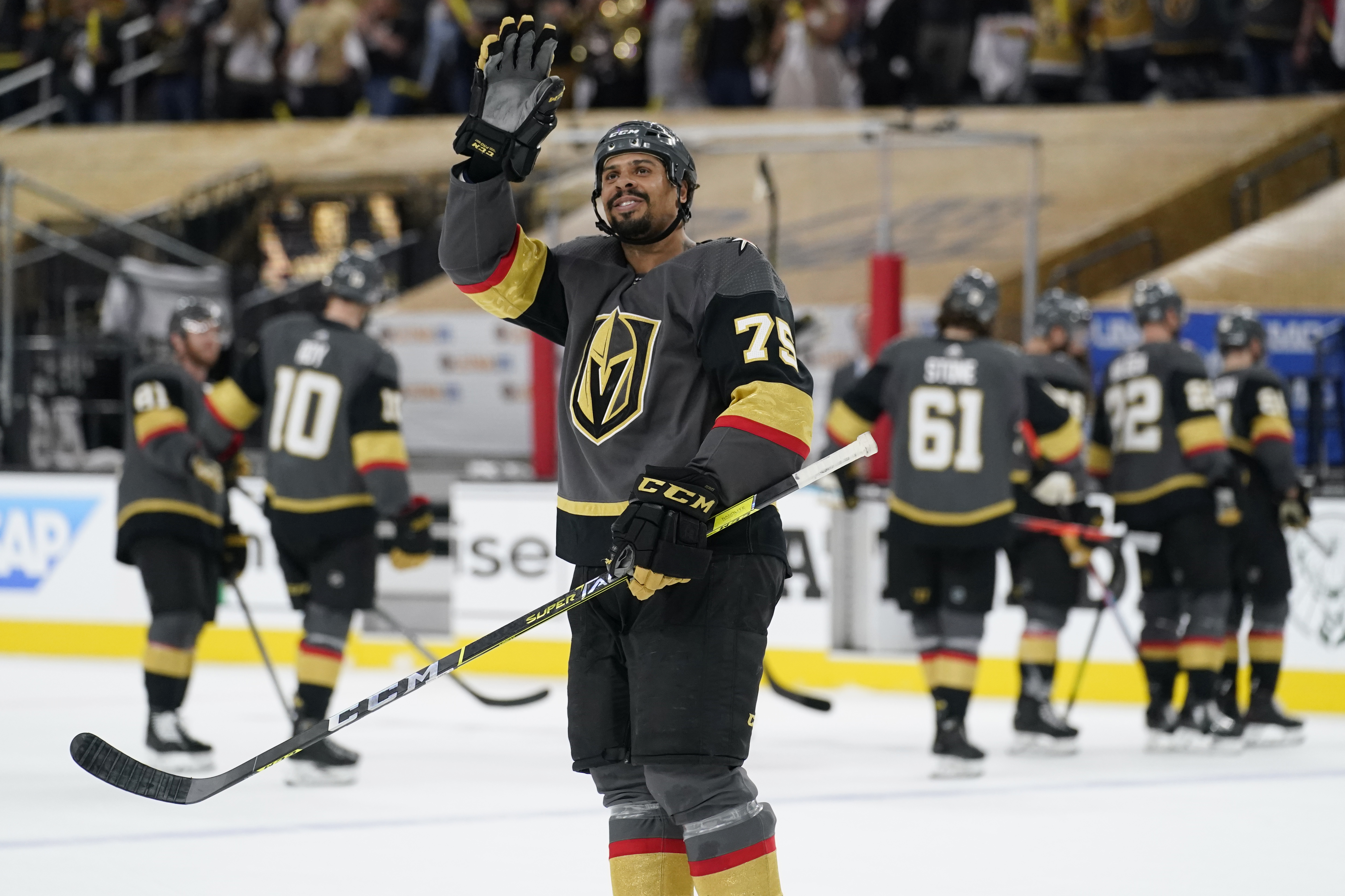 BEST NHL Vegas Golden Knights Special Black Hockey Fights Cancer