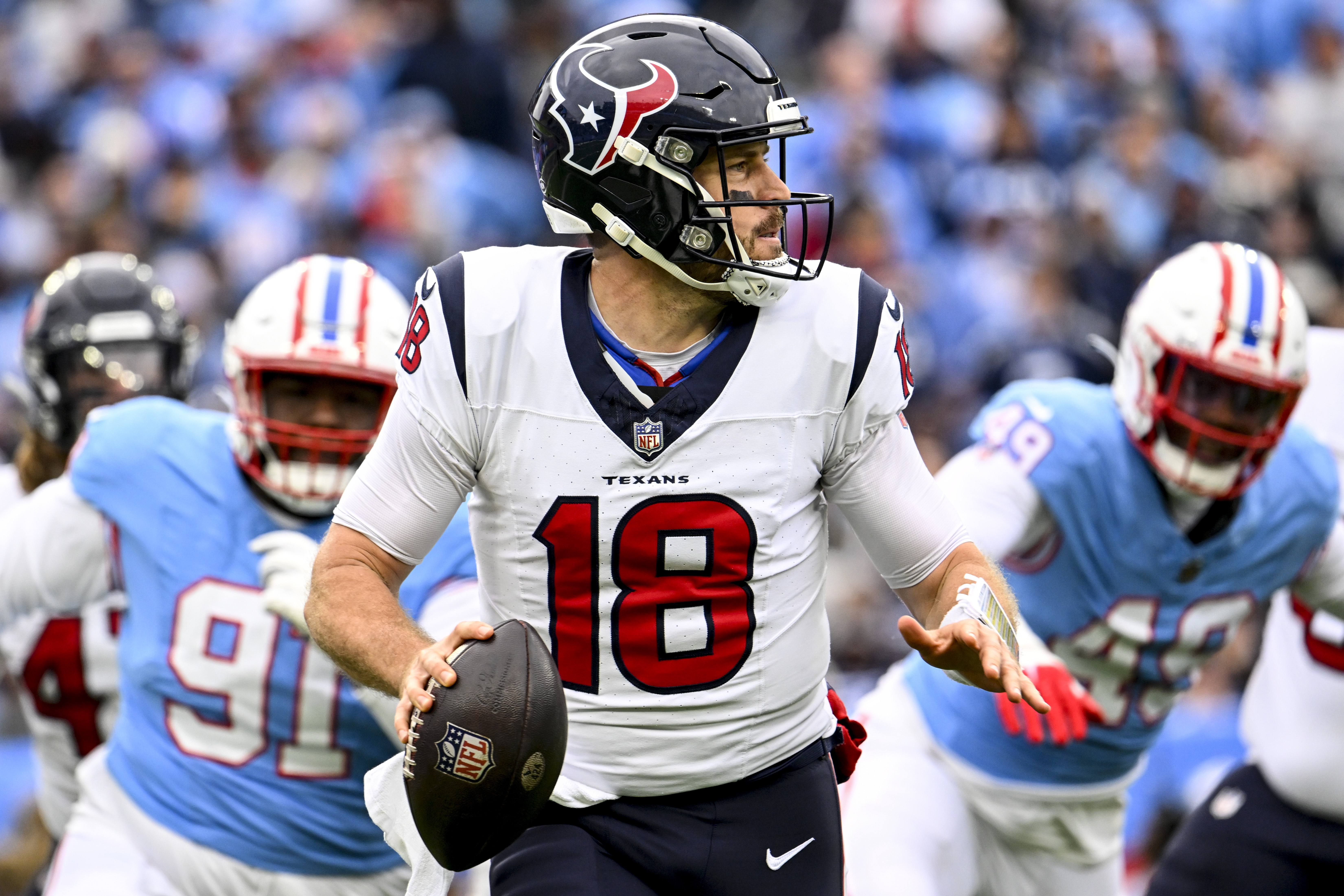 Texans rookie C.J. Stroud to miss second game in a row due to concussion,  Case Keenum to start against Browns