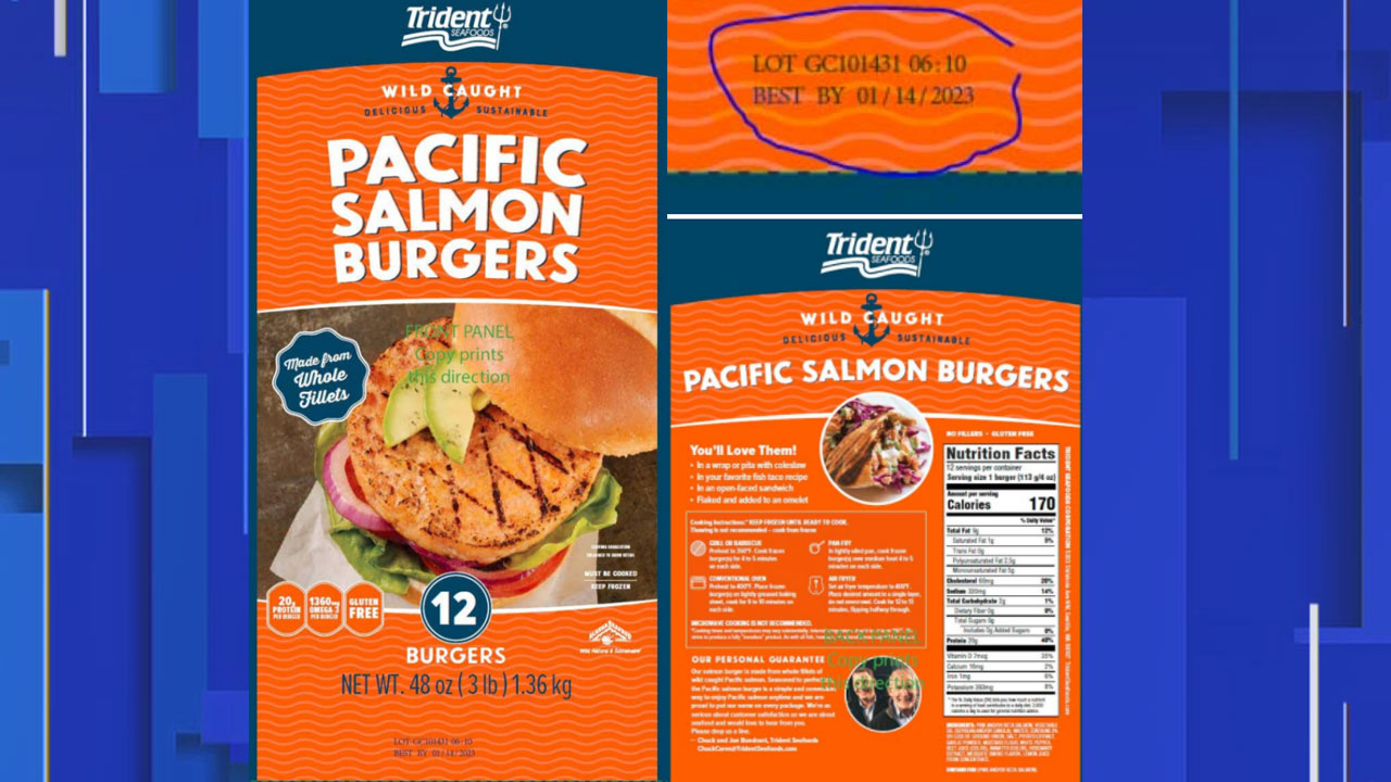 Salmon burgers sold at Costco recalled for risk from metal pieces