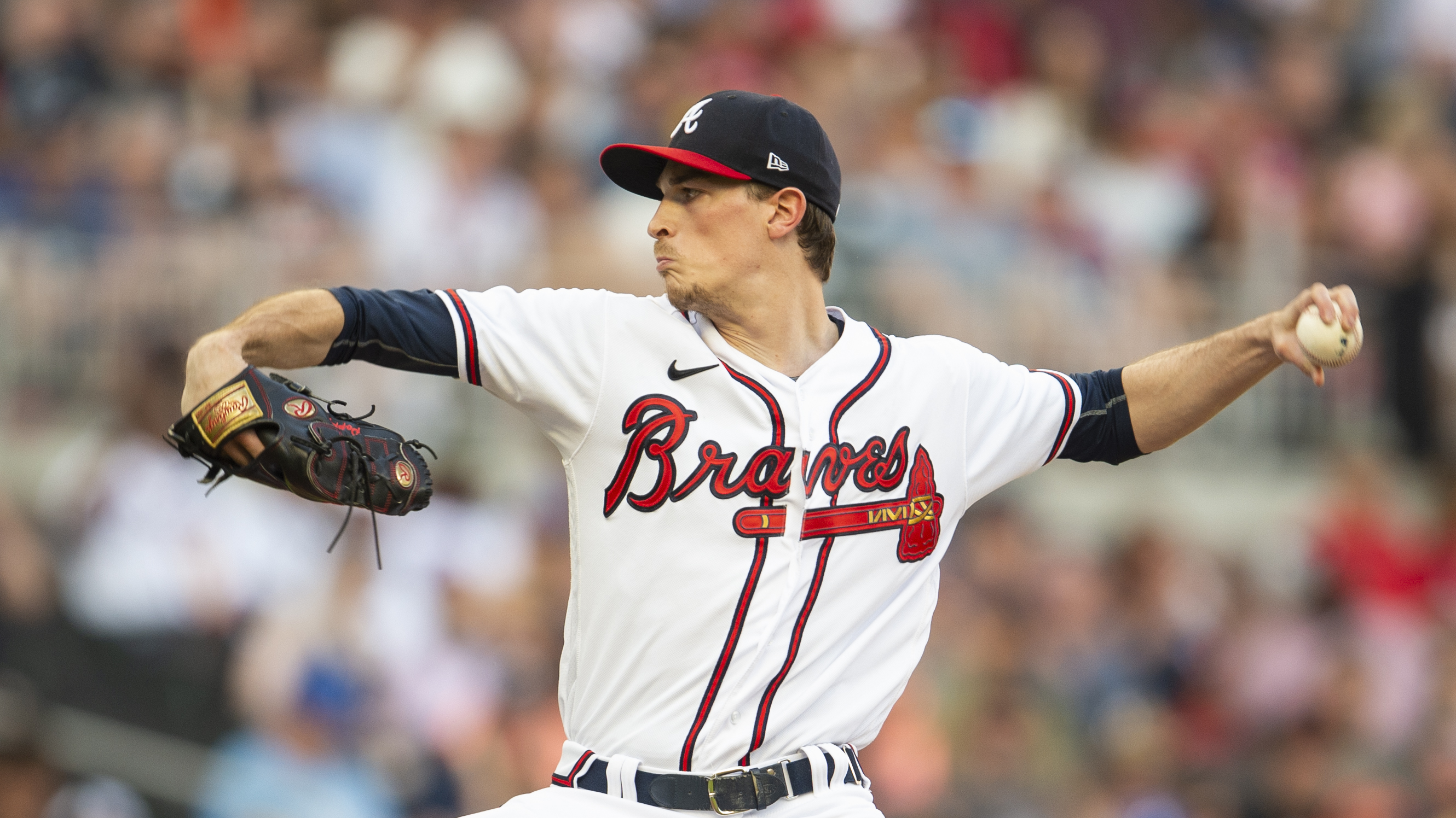 Atlanta Braves pitcher Max Fried works in the fourth inning