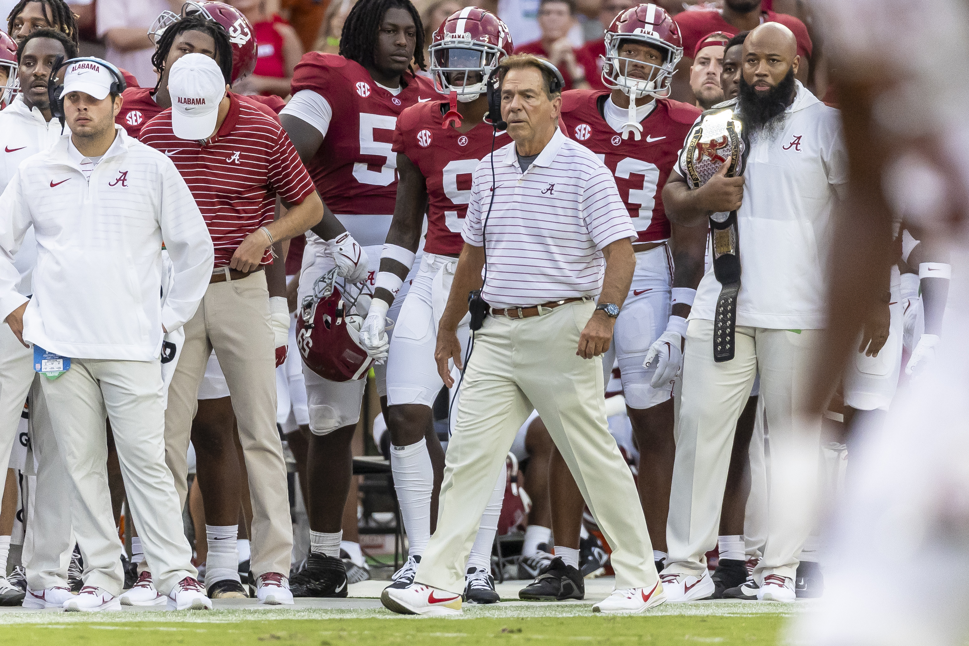 Alabama-Notre Dame football: Steve Sarkisian helps DeVonta Smith emerge