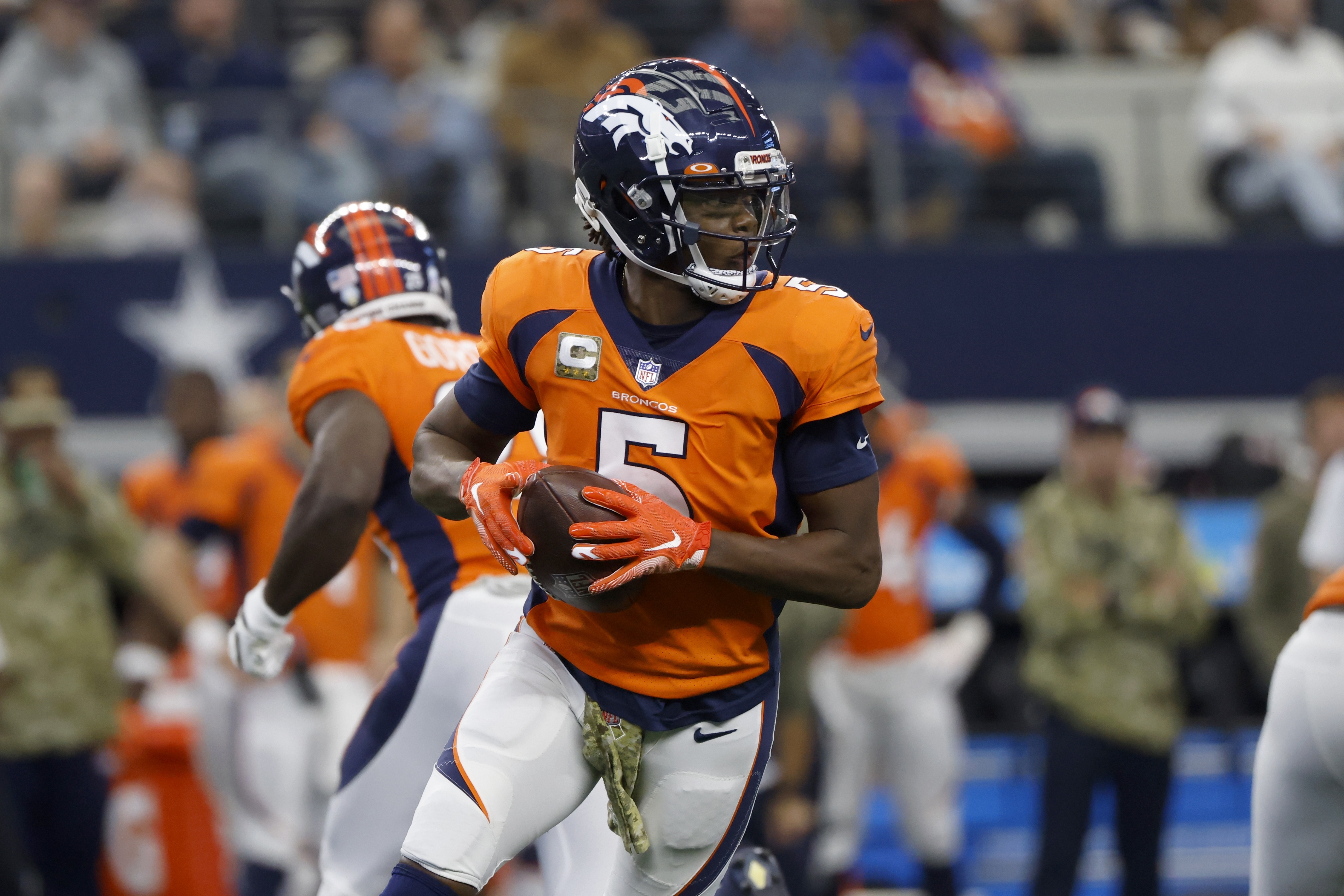 Photos: A sneak peek at the Broncos' Color Rush jerseys for Week 11 with  Pat Surtain II : r/DenverBroncos