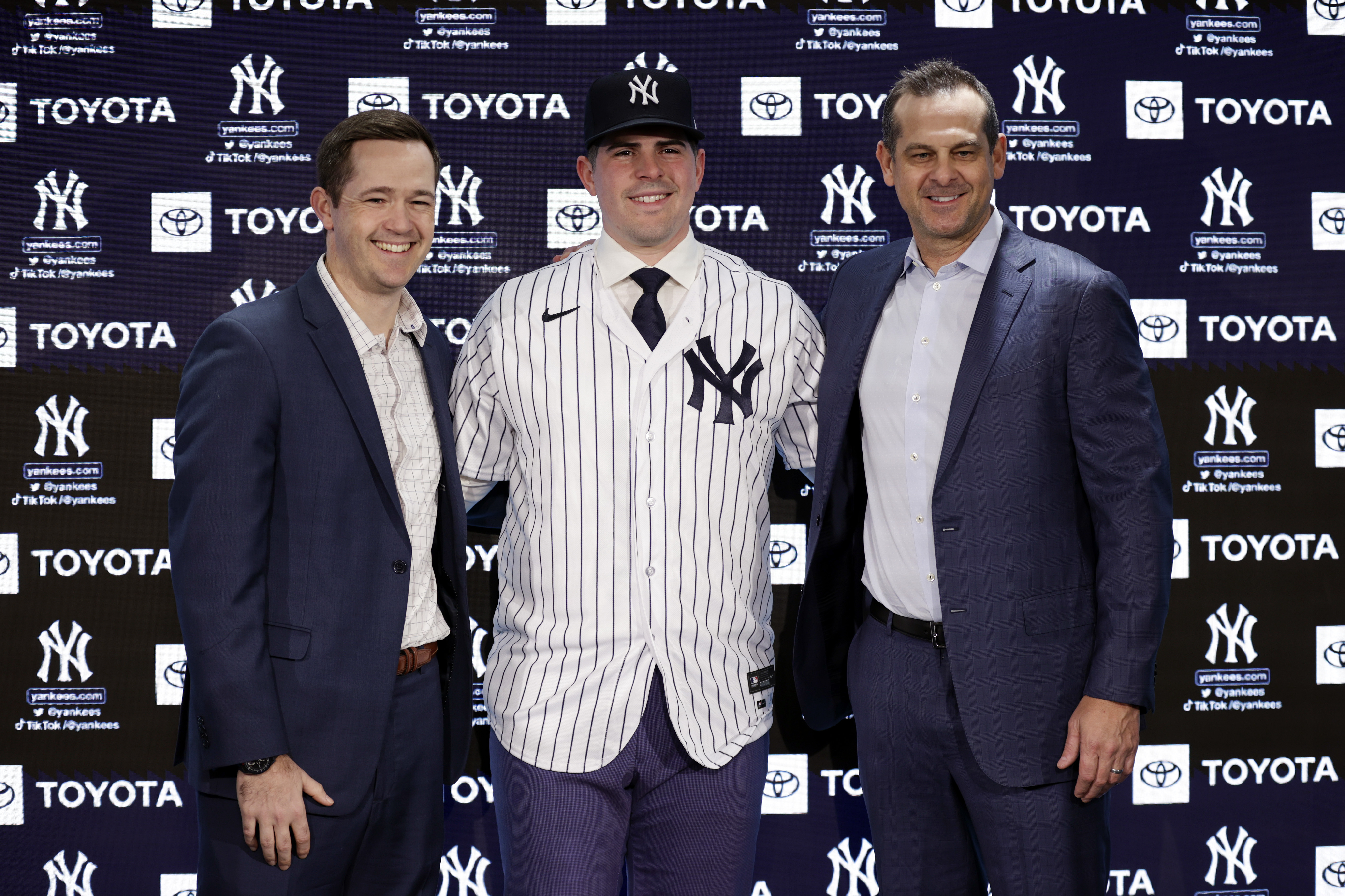 Carlos Rodón, newly shaved, puts on Yankees pinstripes - NBC Sports