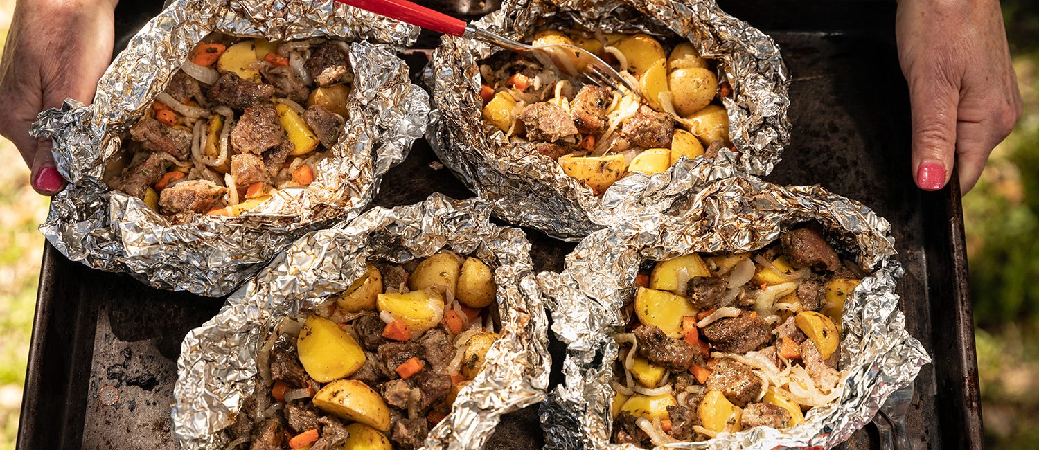 Beef and Veggie Foil Dinner Packets - Completely Delicious