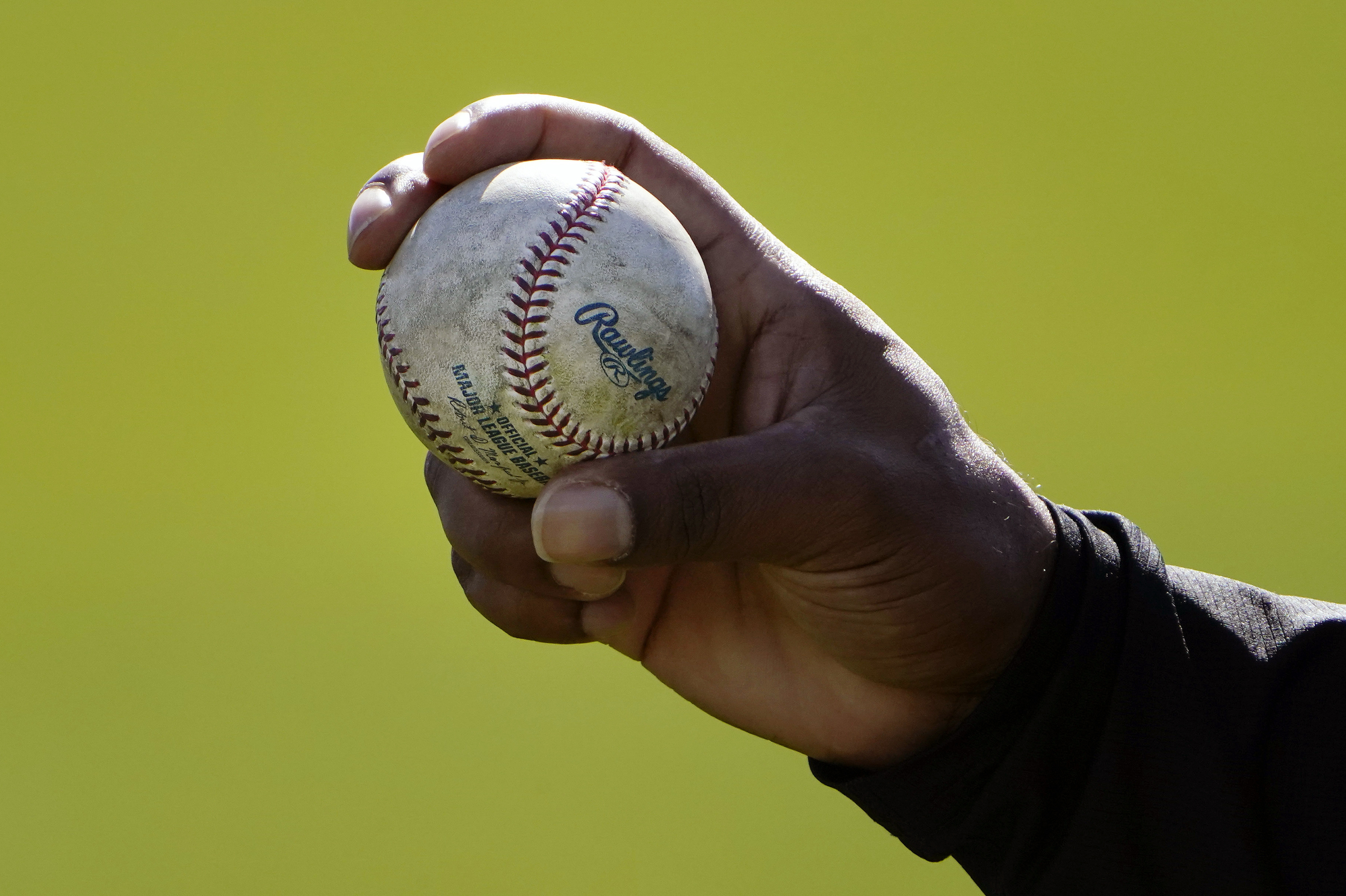 Did James Karinchak use an illegal substance on the ball while saving a  Cleveland Indians' win? Chicago broadcasters seem to think so 