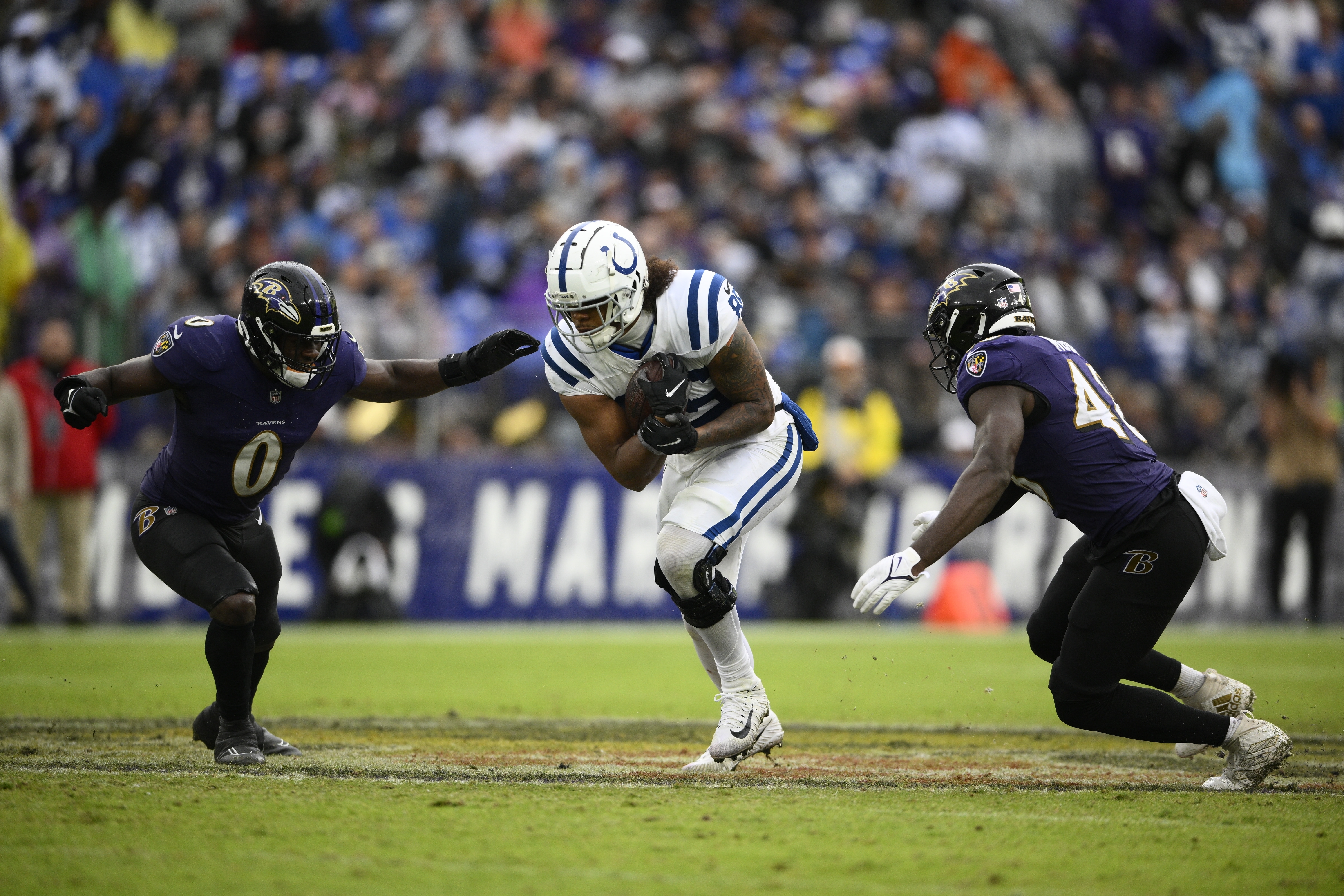 Matt Gay kicks 4 FGs over 50 yards, including OT winner, as Colts beat  Ravens 22-19